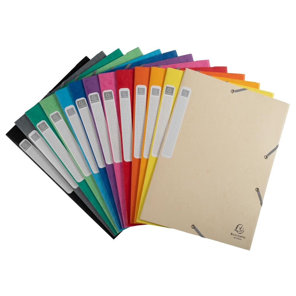 EXACOMPTA Aufbewahrungsbox Exacompta Archivbox 24x32 25mm Manila sort – Bild 2 von 4