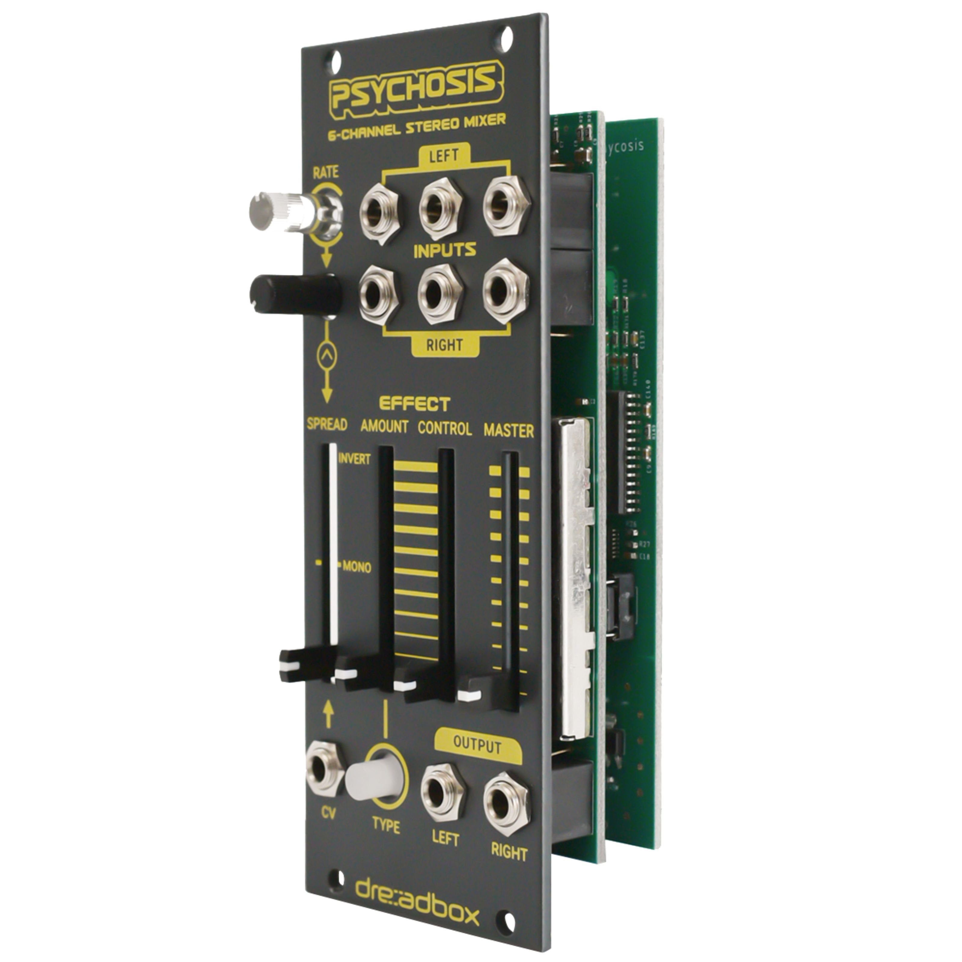 Dreadbox Synthesizer (Modular Synthesizer, Mixer-Module), Psychosis - Mixer Modular Synthesizer
