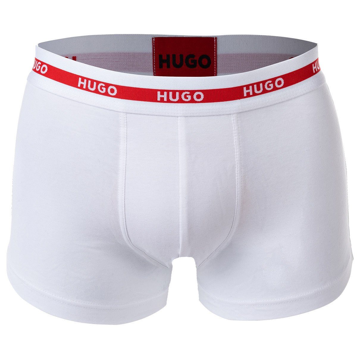 HUGO Boxer Herren Boxer Shorts, Twin - Pack Pack 2er Weiß Trunks