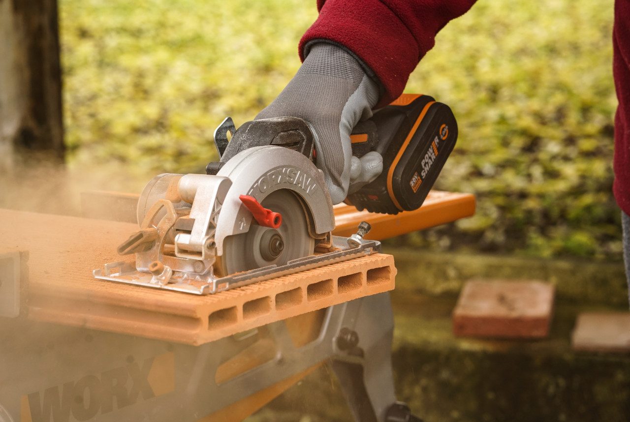 Worx Handkreissäge Worx Akku Kreissäge WX531 20 V inkl. 2 Ah Akku &