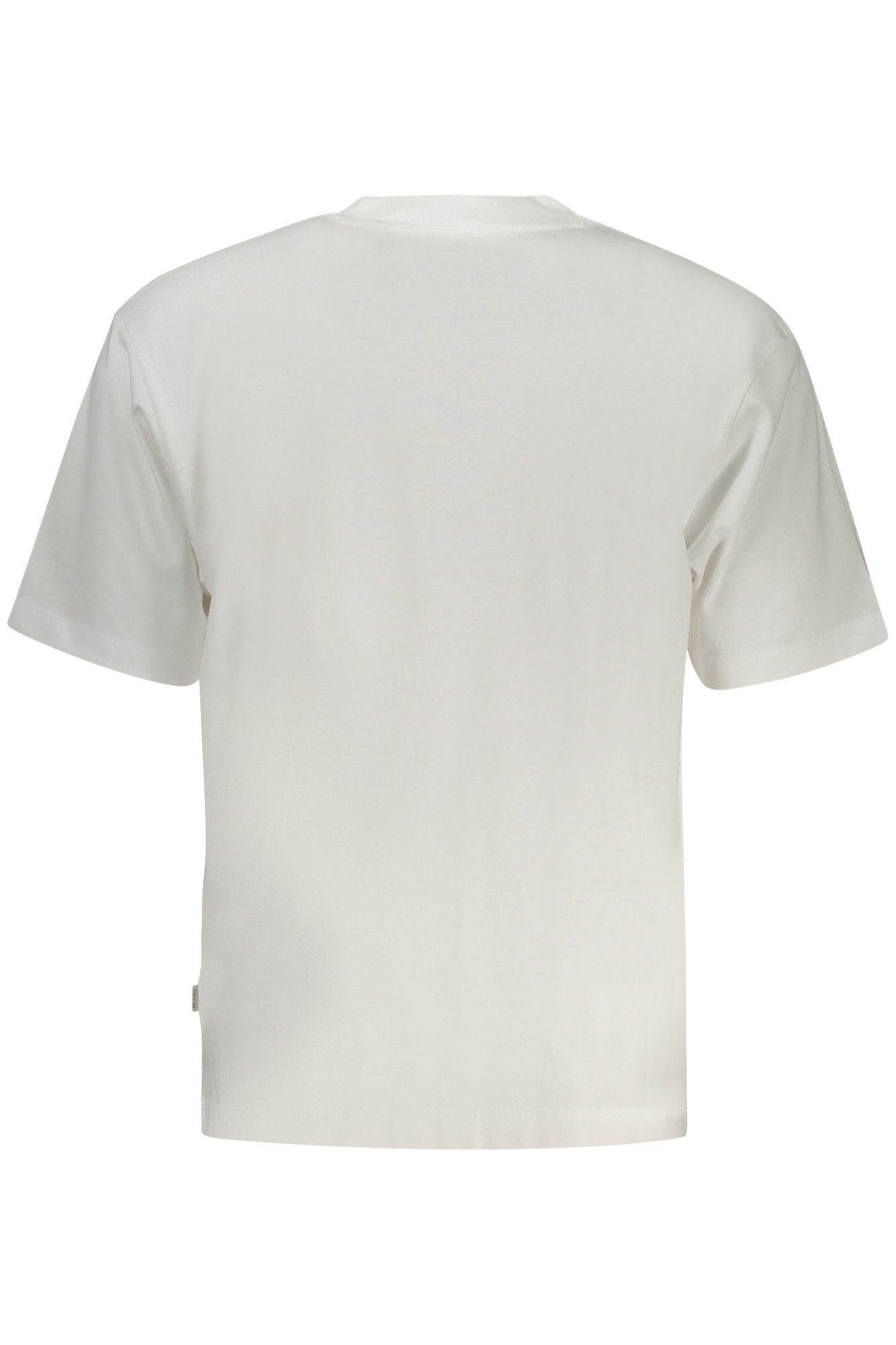 GUESS JEANS T-Shirt Herren Oversize T-Shirt Weiß mit Stickerei -