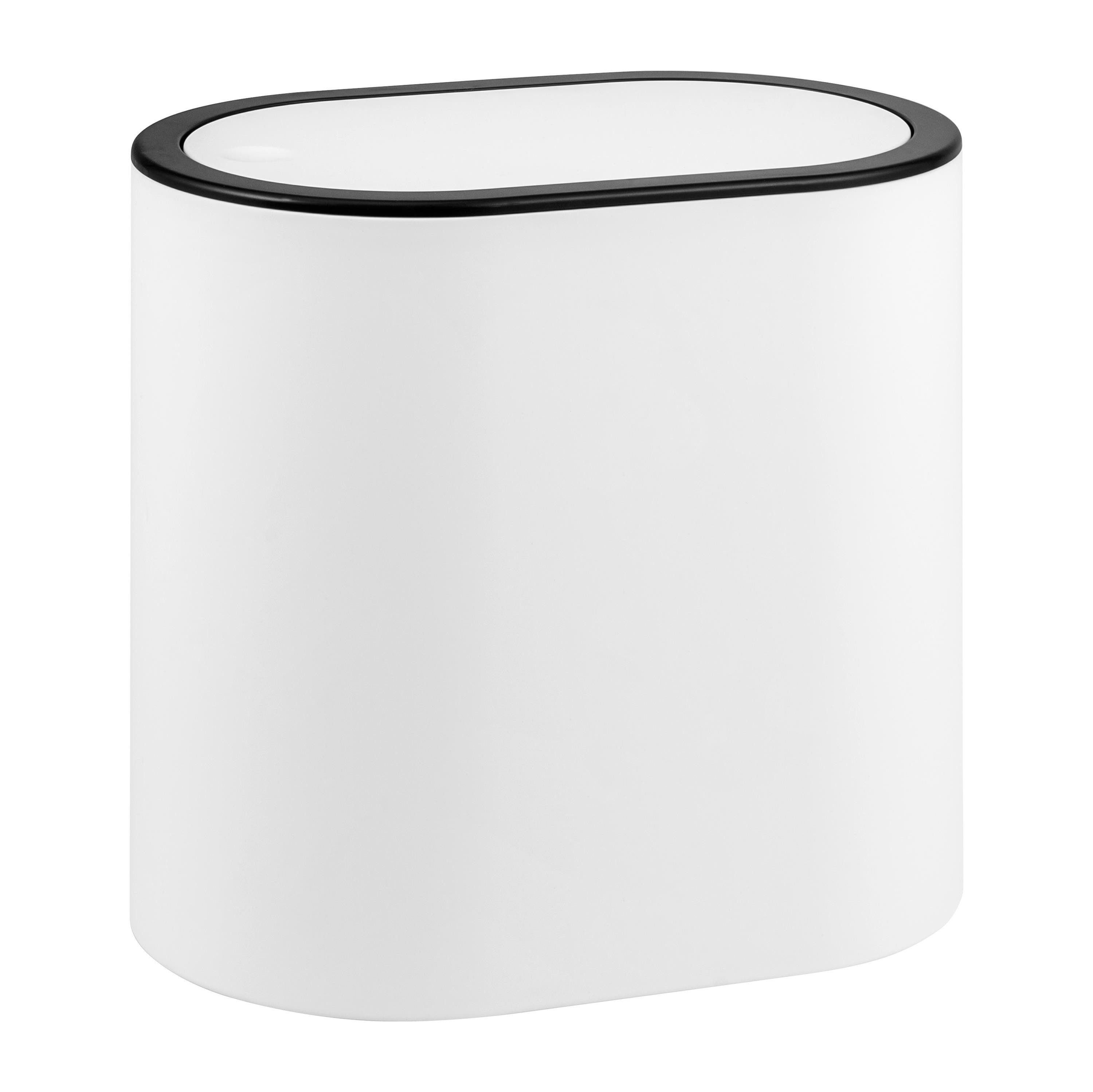 eluno Kosmetikeimer ovaler Badeimer, 6 Liter Volumen, Kunststoff