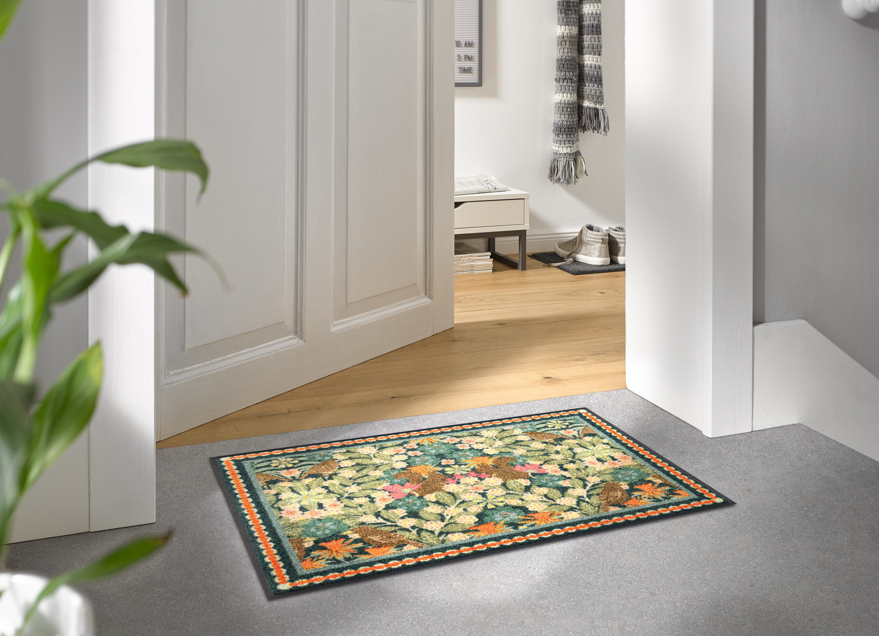 wash+dry by Kleen-Tex Fußmatte Garden Luxe Blue, rechteckig, Höhe: 7 mm, au günstig online kaufen