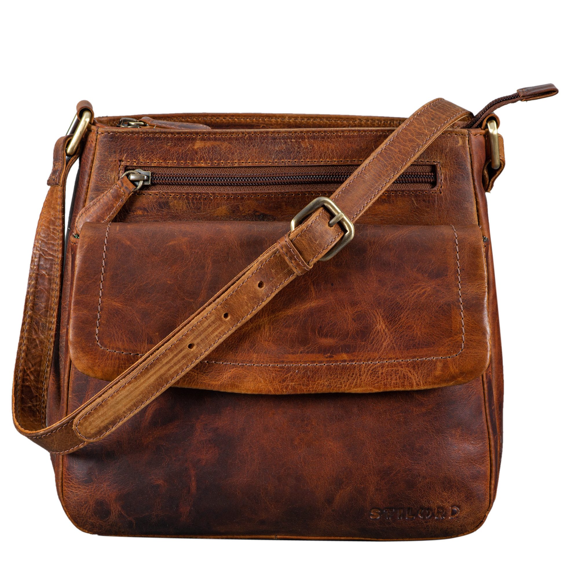 Handtasche "Jodie" Leder Umhängetasche Damen