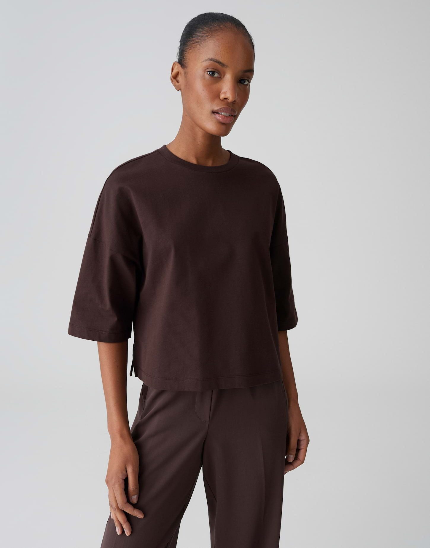 OPUS T-Shirt Boxy T-Shirt aus reinem Baumwolljersey Oversized Passform, Sei günstig online kaufen