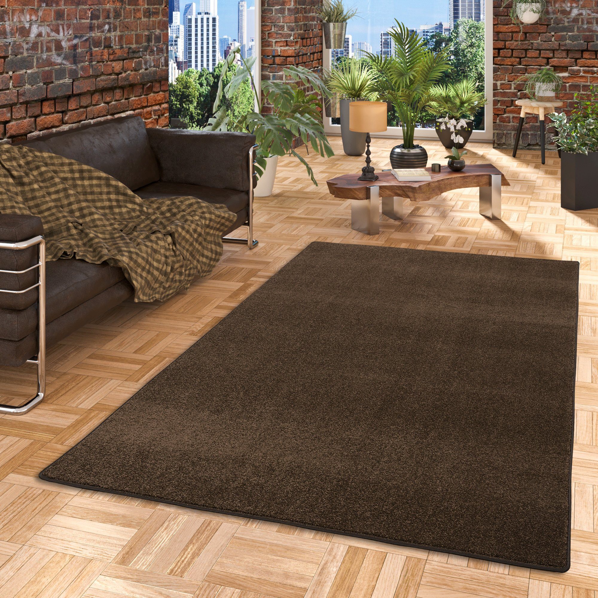 Snapstyle Veloursteppich Hochflor Velours Teppich Luna, günstig online kaufen