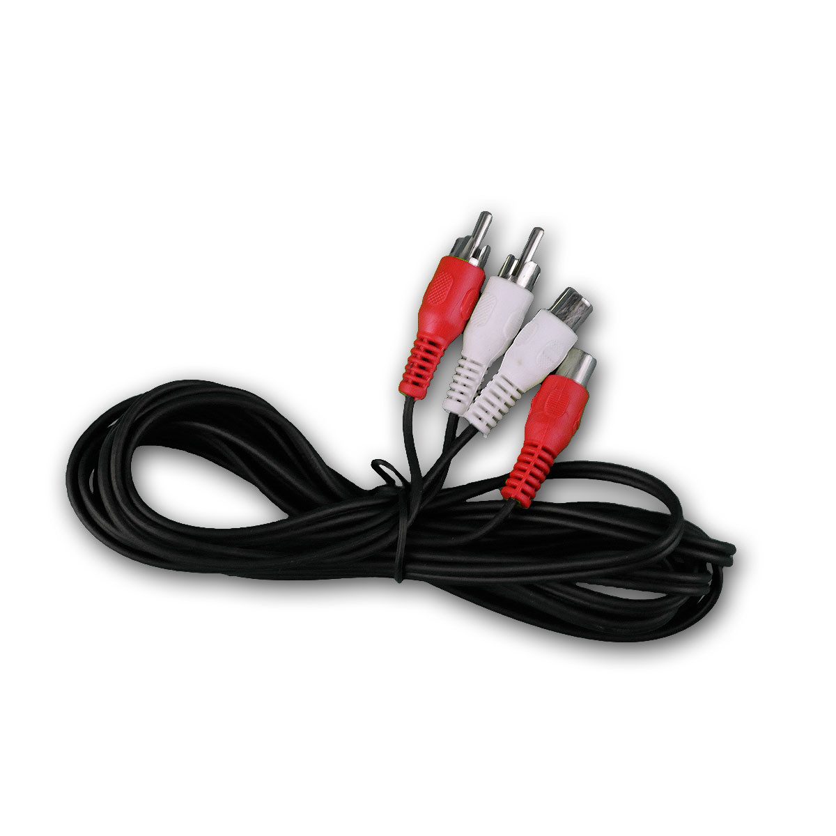 Blanko Cinch-Stecker Cinch Kabel Verlängerung 2,5m, Cinchverlängerung