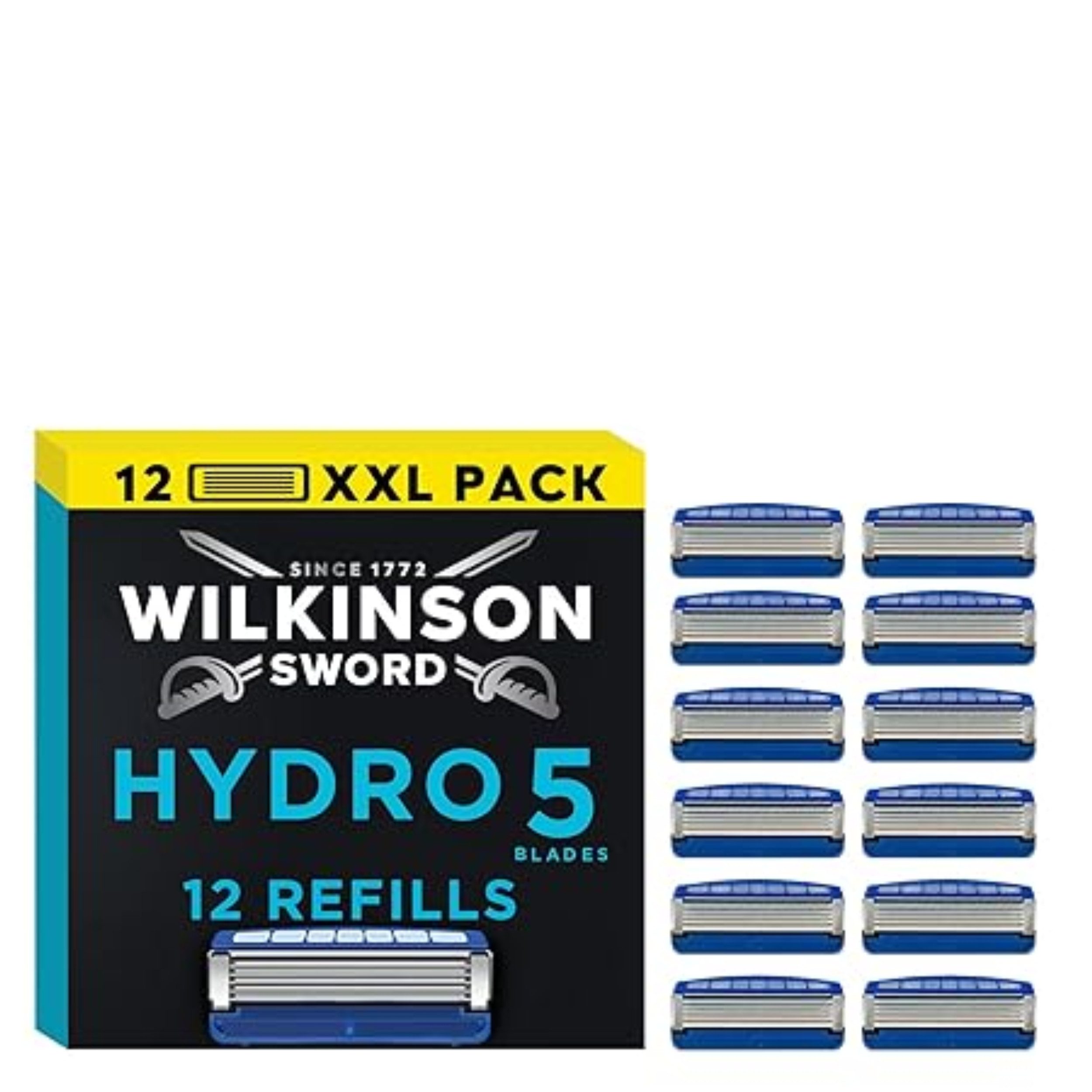 Wilkinson Rasierset Hydro 5 Premium, 5-tlg., Hautschonende Präzision, frischer Duft & Pflege in einem Set