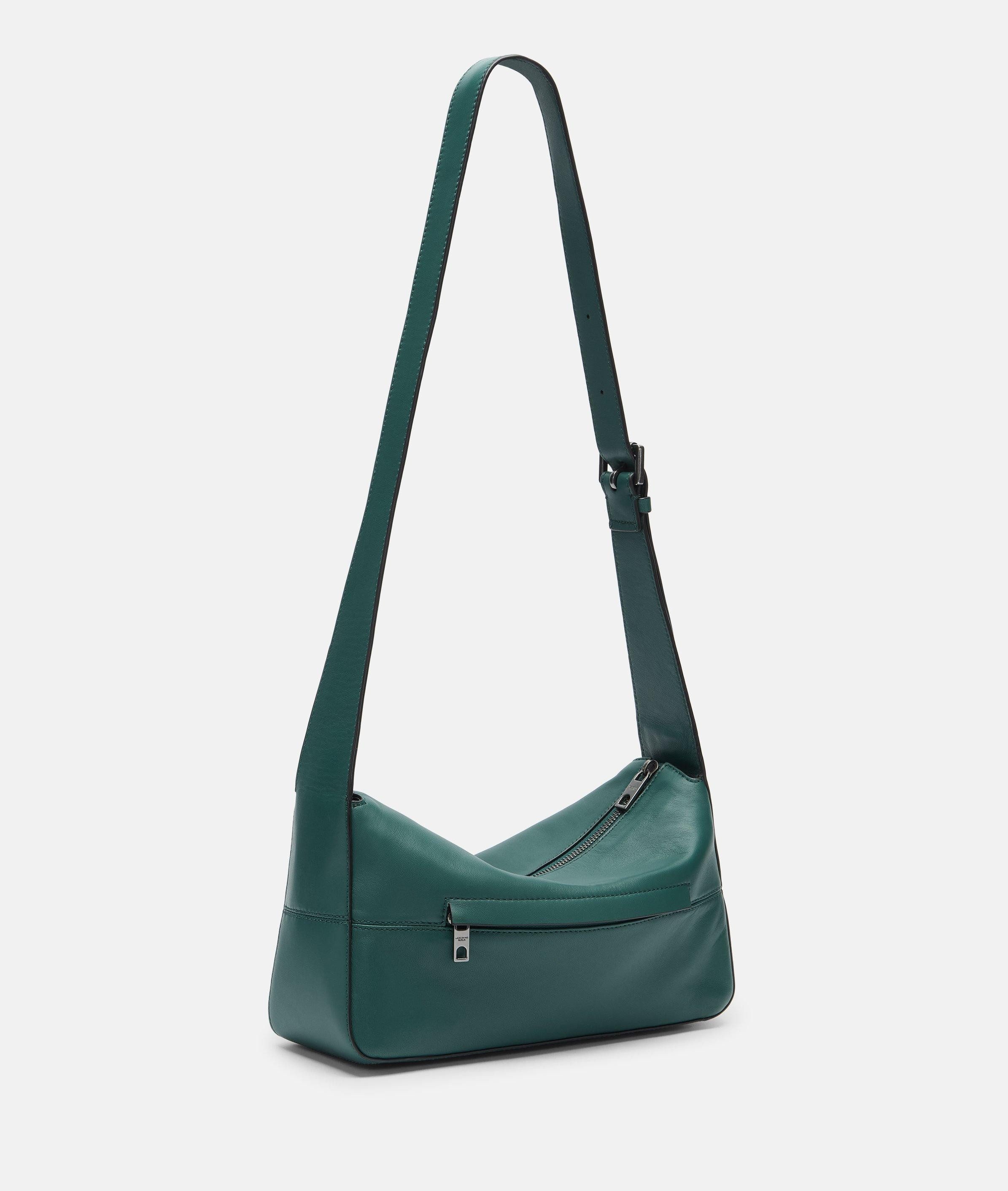 Liebeskind Berlin Umhängetasche Sky II Hobo S, Handliche Umhängetasche aus Leder