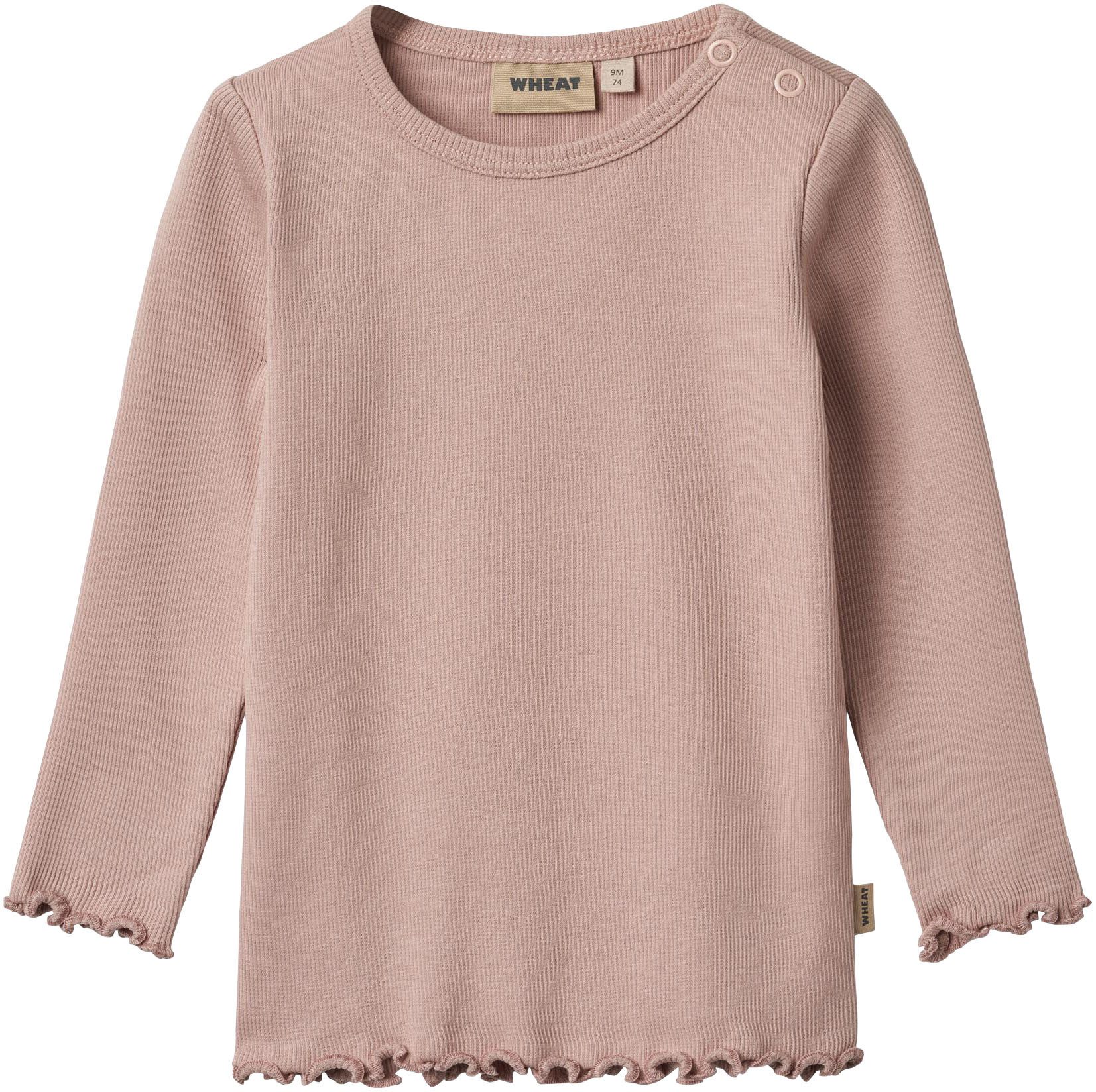 WHEAT Langarmshirt Rib T-Shirt L/S Ida