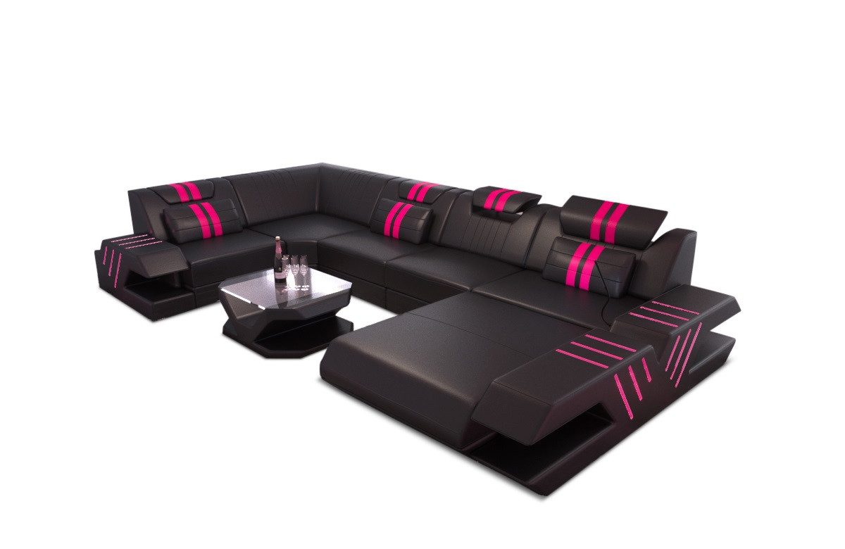 Sofa Dreams Wohnlandschaft Ledercouch Sofa Leder günstig online kaufen