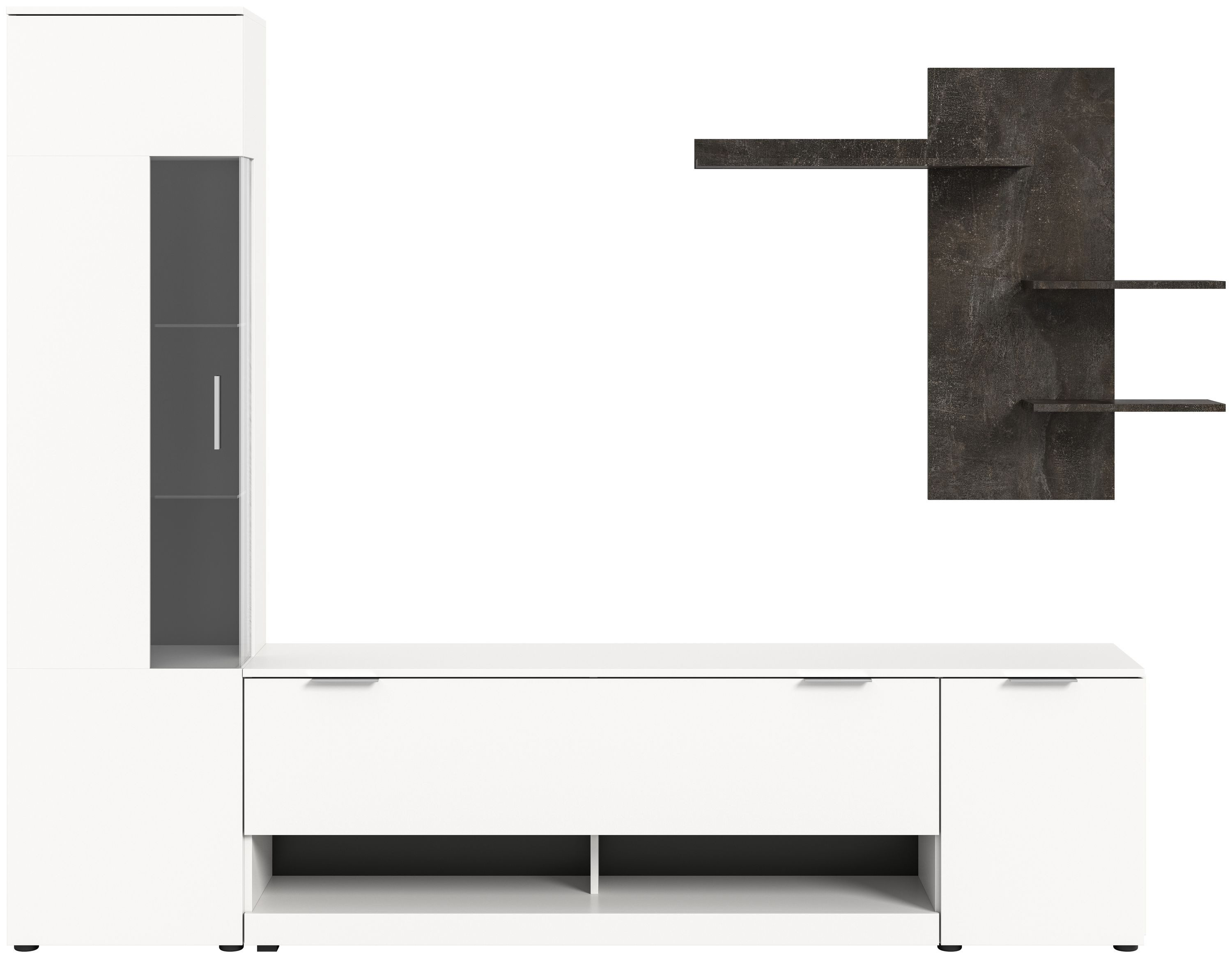 xonox.home Wohnwand Ben, (3tlg. Set bestehend günstig online kaufen