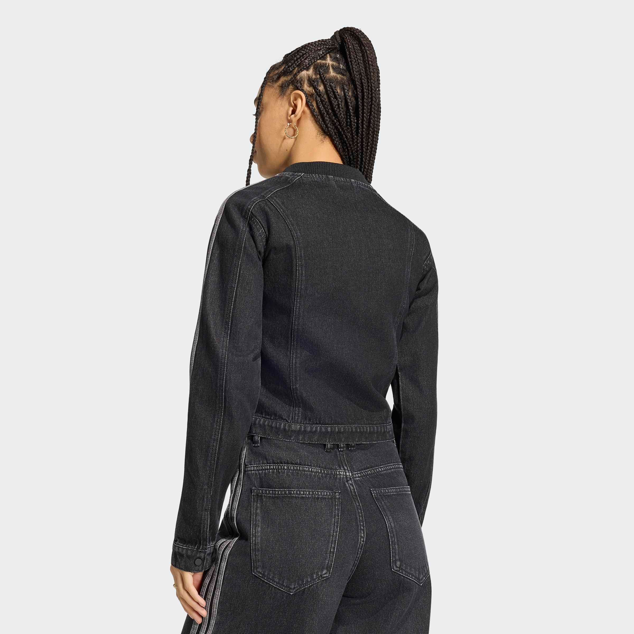 adidas Originals Outdoorjacke SST 2.0 DENIM für Erwachsene, mit Reißverschluss, aus Baumwolle