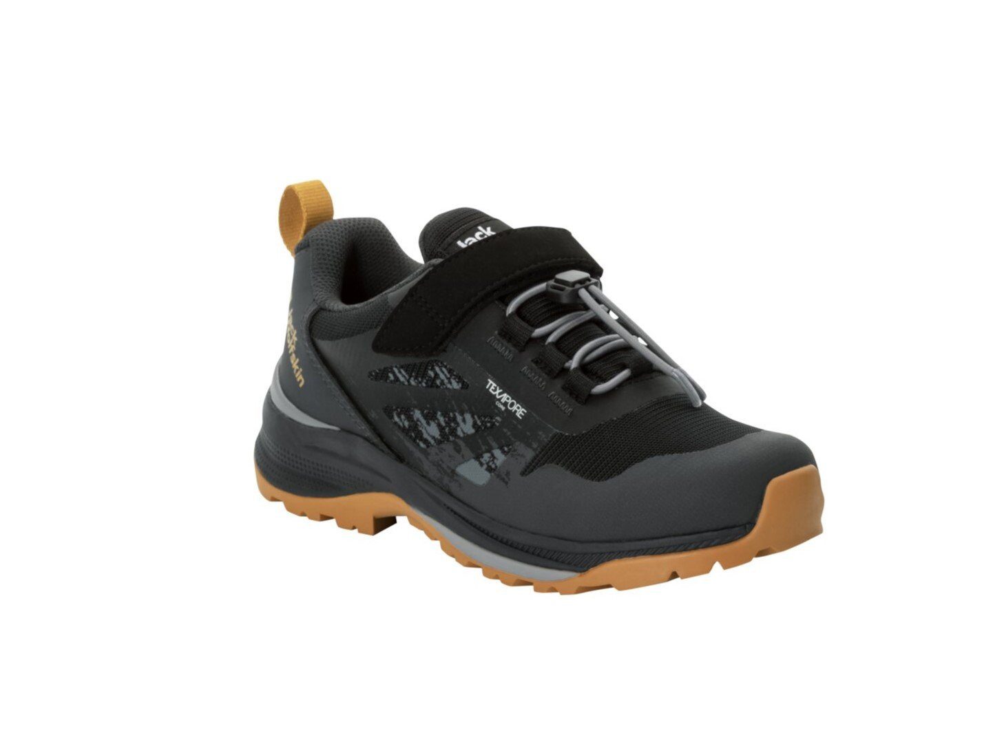 Jack Wolfskin Villi Hiker Texapore Low (wasserdicht, atmungsaktiv) dunkelgrau Kinder Wanderschuh