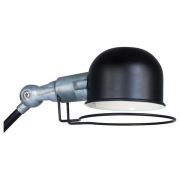 click-licht Stehlampe Stehleuchte Davin in Schwarz und Aluminium E14, Schwenkbar: Ja, Leuchtmittel enthalten: Nein, warmweiss, Stehlampe, Standlampe