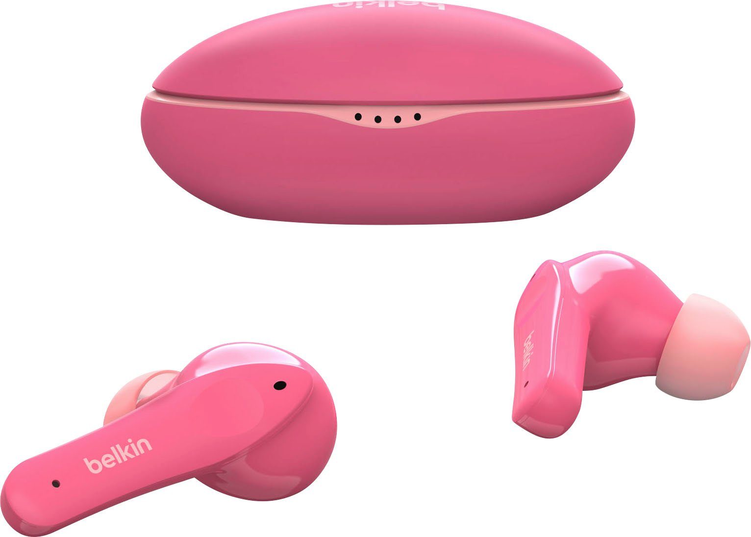pink am wireless NANO Kopfhörer) 85 Kopfhörer (auf dB In-Ear-Kopfhörer begrenzt; Kinder - SOUNDFORM Belkin