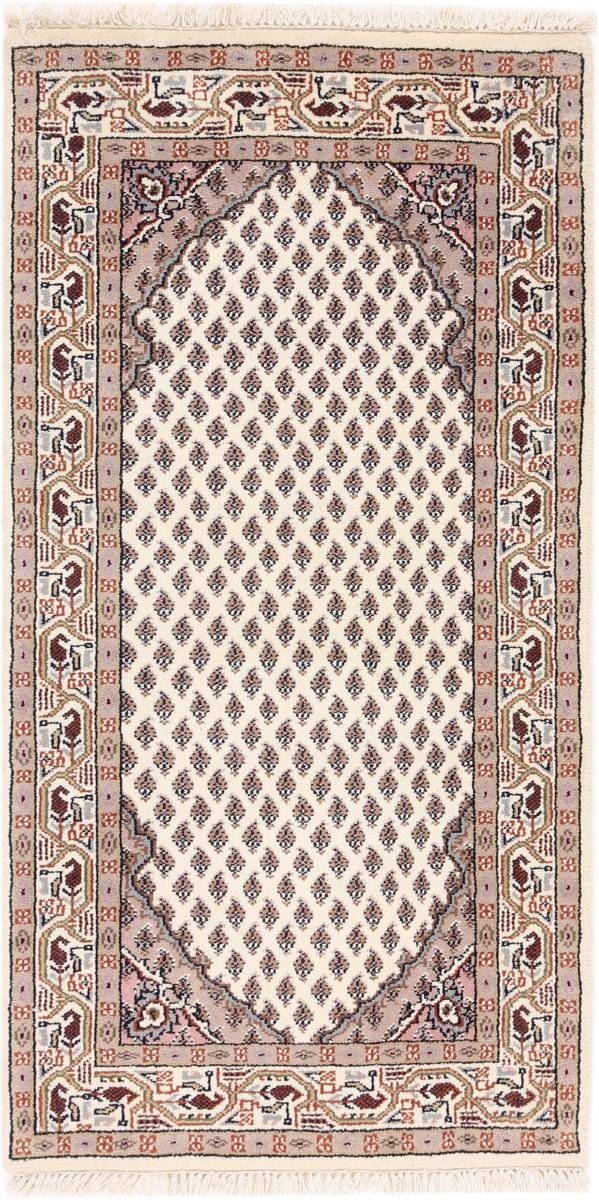 Orientteppich Indo Sarough 72x140 Handgeknüpfter Orientteppich Läufer, Nain Trading, rechteckig, Höhe: 15 mm