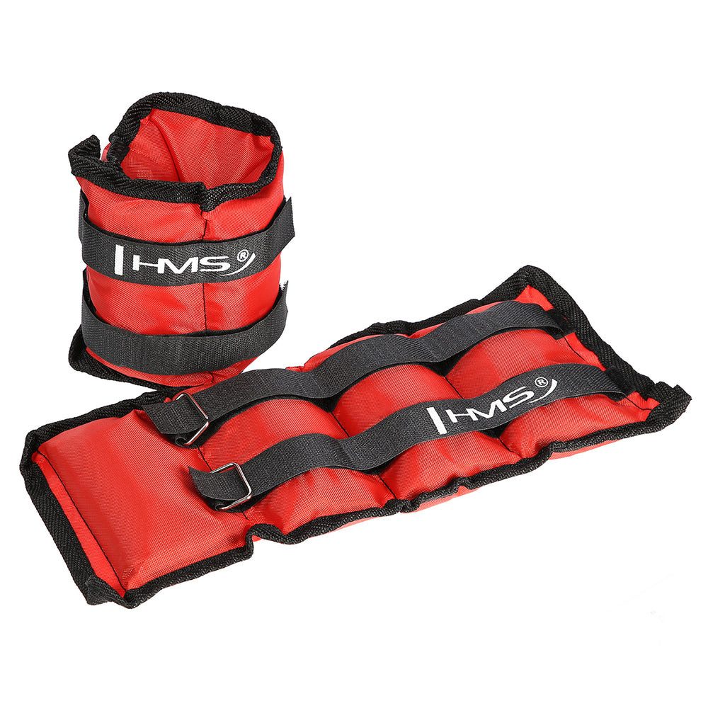 HMS Gewichtsmanschette Fußgewichte Handgelenkgewichte Trainingsgewichte, (Spar-Set), 2 x 1,5 kg, Klettverschluss, Sandfüllung