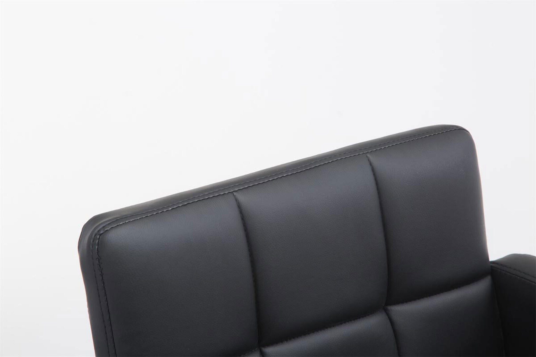 Gestell: Sitzfläche: - Schwarz für Kunstleder - Angeles - chrom Los & Hocker drehbar - Theke Metall Küche), 360° höhenverstellbar Barhocker Rückenlehne (mit TPFLiving hoher