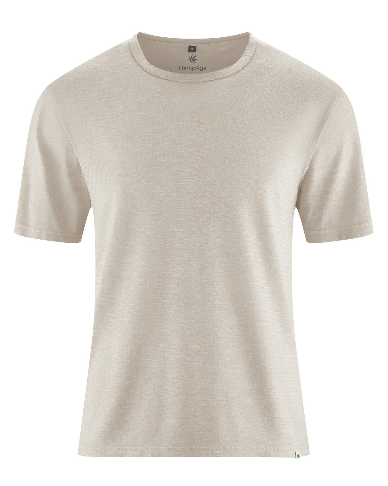 HempAge T-Shirt T-Shirt aus Slub Jersey Hanf/Biobaumwolle Normal Fit