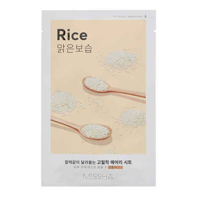 Missha Gesichtsmaske Airy Fit Rice Sheet Mask 19g