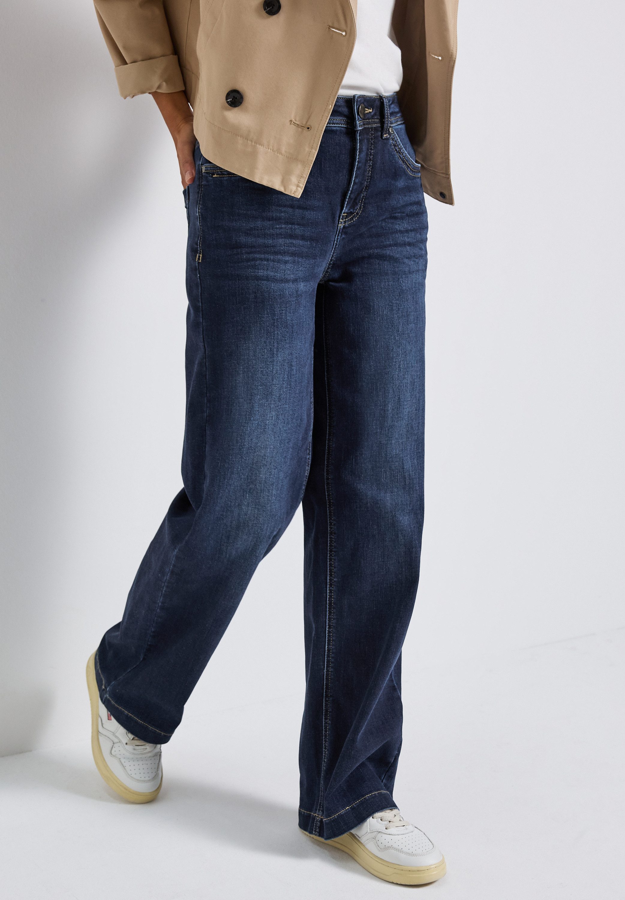STREET ONE Weite Jeans Style Denim günstig online kaufen