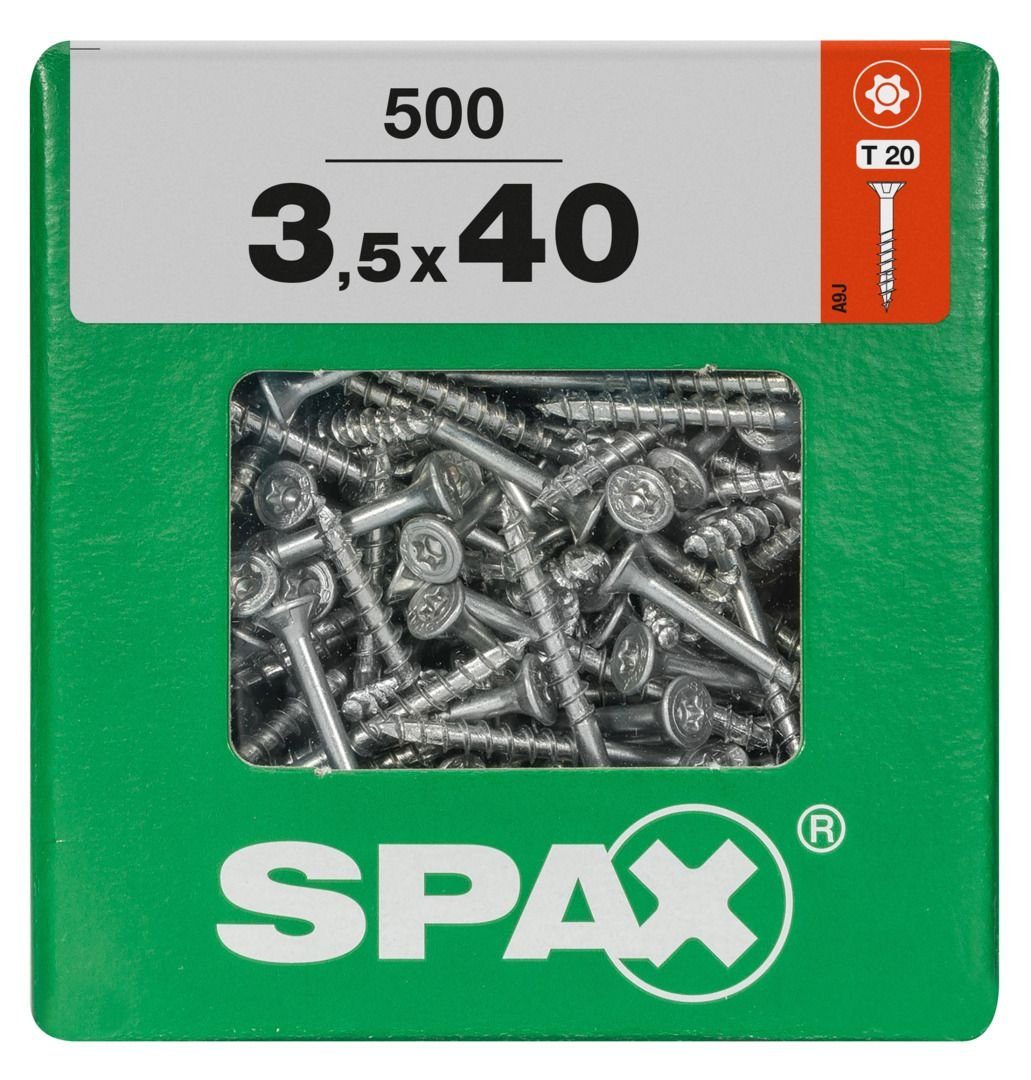 SPAX Holzbauschraube Spax Universalschrauben 3.5 x 40 mm TX 20 - 500