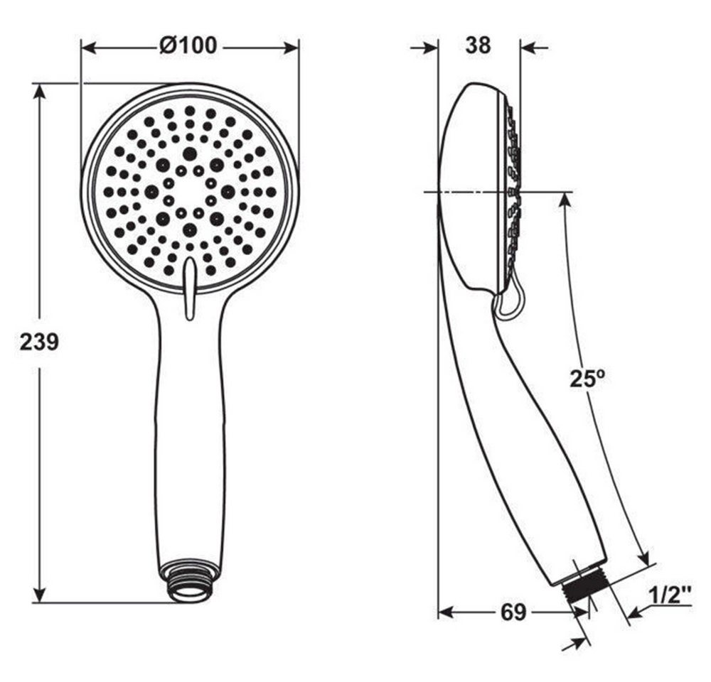 Thumbnail - CORNAT Handbrause Cornat COMISO Brause Set, Handbrause, TECB3432