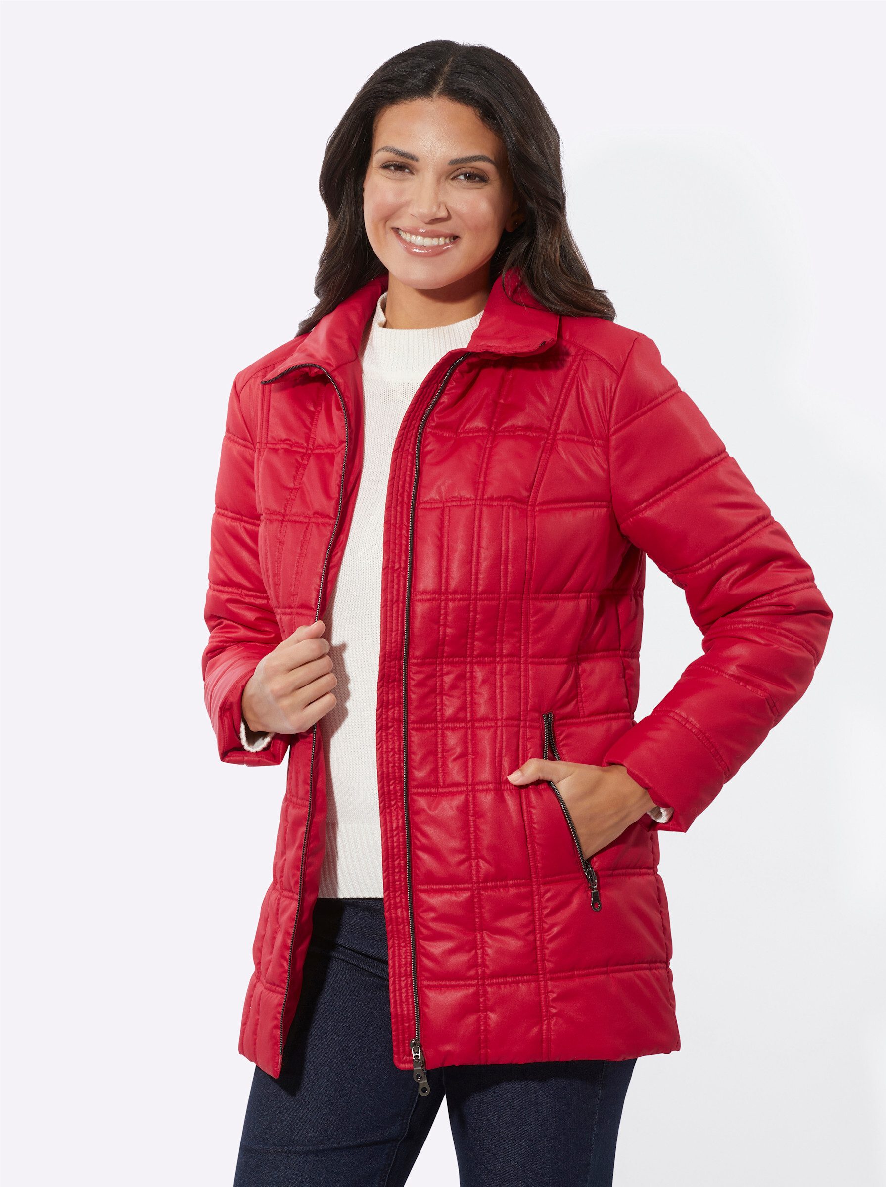 Sieh an! Allwetterjacke Steppjacke Langarm günstig online kaufen