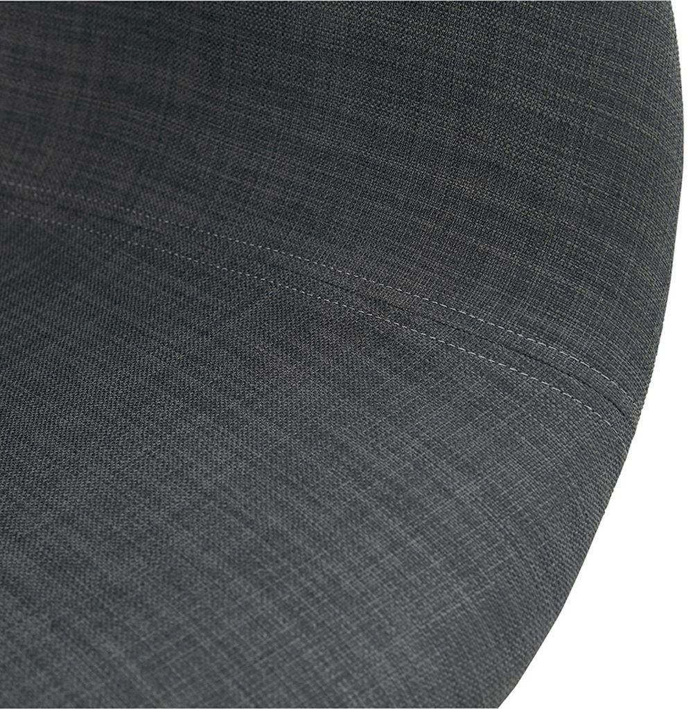 Dunkles Loungesessel KADIMA Grau (dark DESIGN Esszimmerstuhl Textile ROA grey)