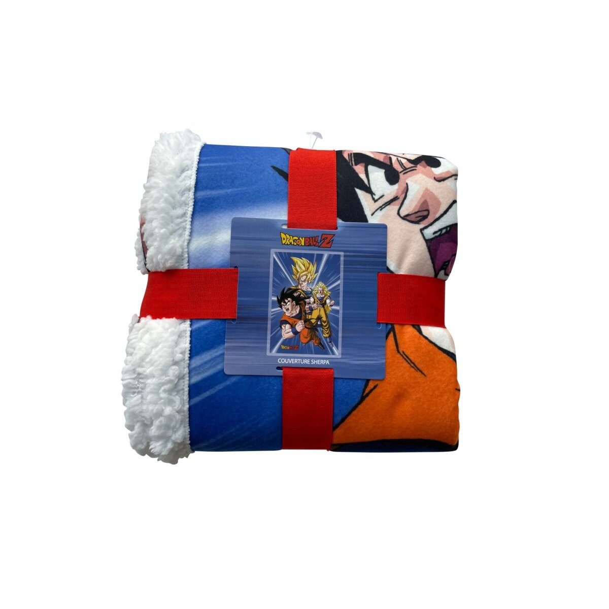 Wohndecke Dragon Ball Z Sherpa-Fleece-Decke 100x150cm, Dragon Ball, Geschenkidee für Mädchen und Jungen