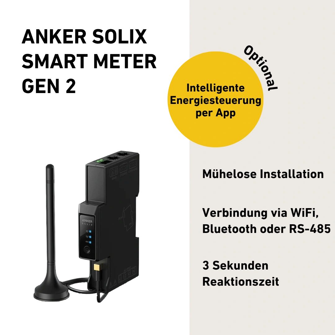 Anker Anker SOLIX Solarbank Max AC Balkonkraftwerk Solarspeicher 7000Wh Stromspeicher, Halterung für Dach, Fassade, Balkon & Garten, App & Plug&Play DE – Bild 5 von 5