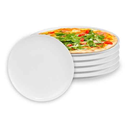 Luminarc Pizzateller 6x Arcoroc Teller 32 cm Durchmesser aus Opalglas