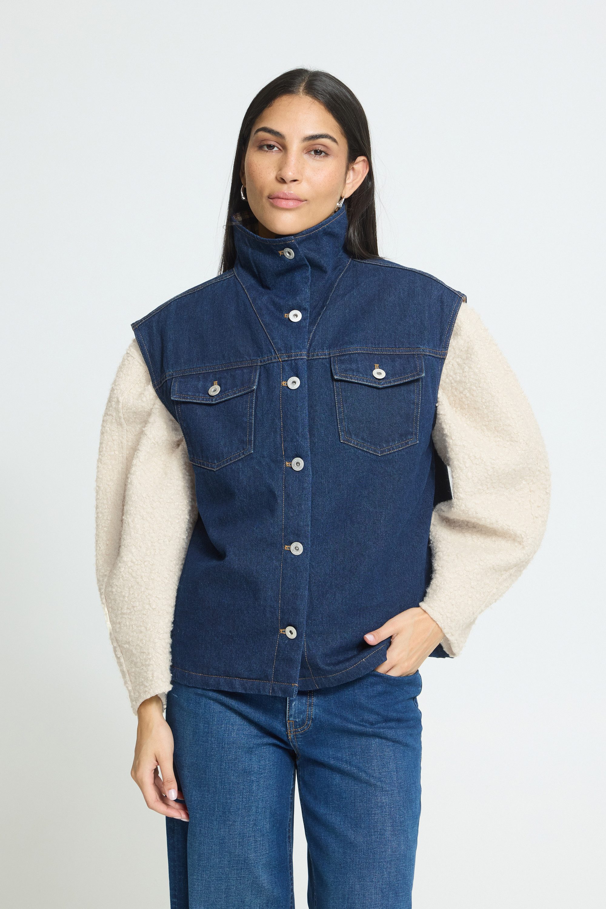 ICHI Jeansjacke Jeansjacke IHHIRAMO