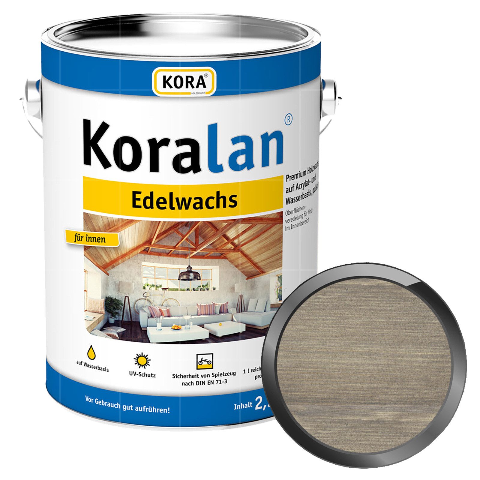 KORA Holzöl Koralan Edelwachs - 2.5 Ltr