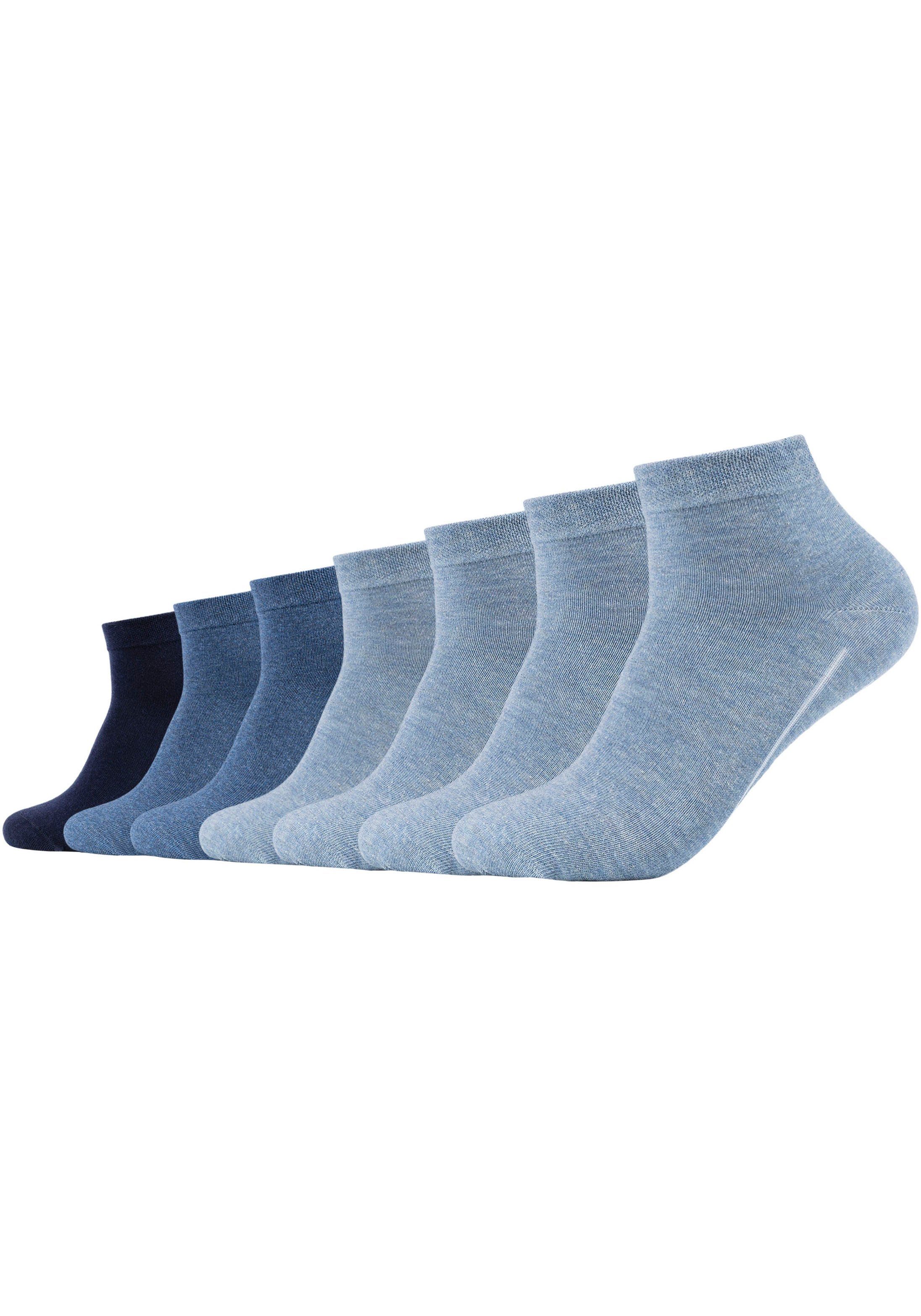 weichem Camano ca-soft Komfortbund, mit dank Baumwollanteil (7-Paar) hohem Klimaregulierend: atmungsaktiv Socken