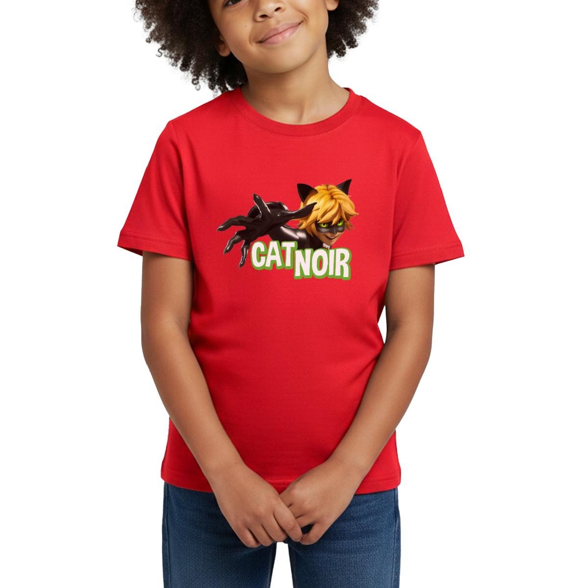 T-Shirt Miraculous Cat Noir Adrien Kinder T-Shirt