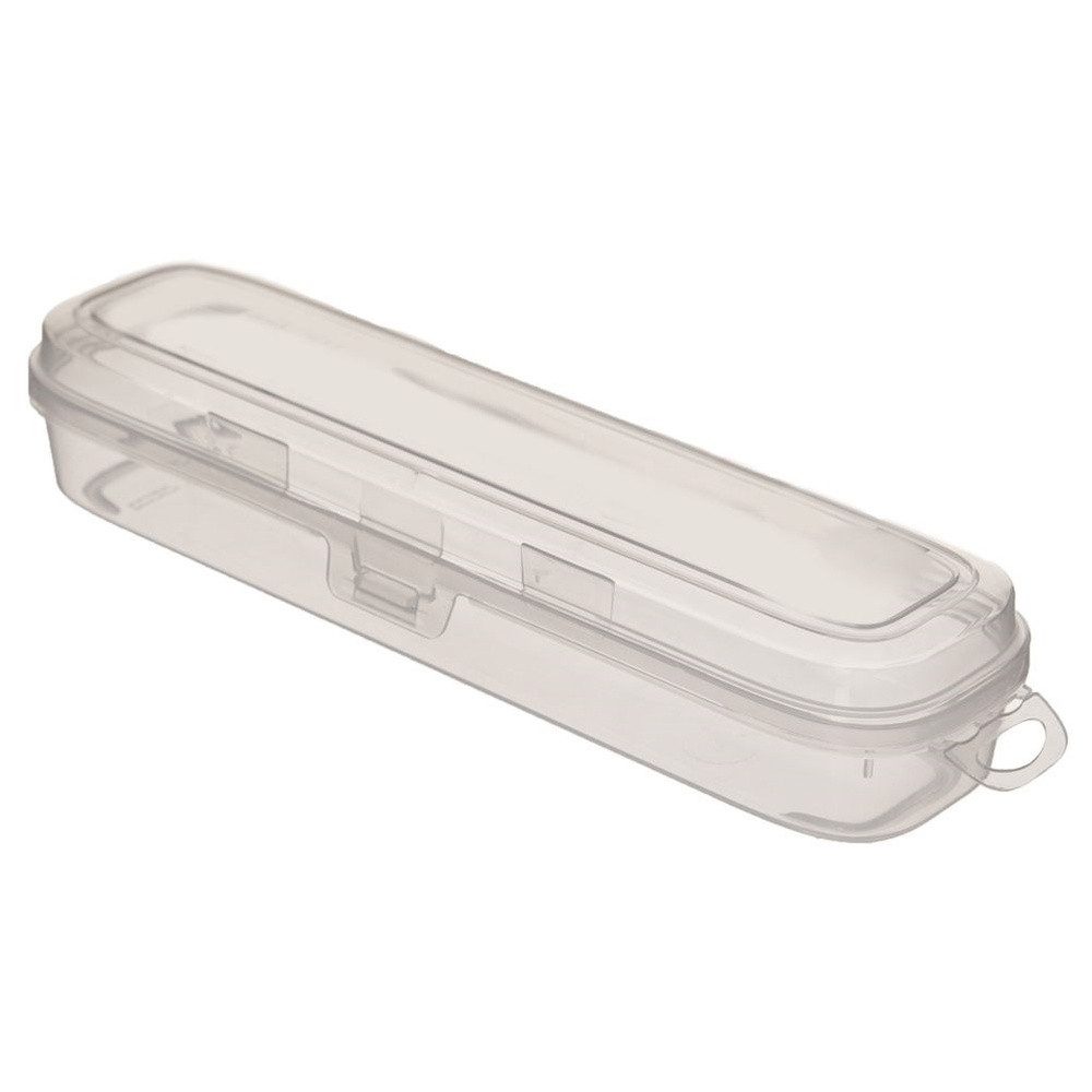 Orion Group Reisebehälter 25 cm Universal transparent mit Clipverschluss und Hängeöse, robust