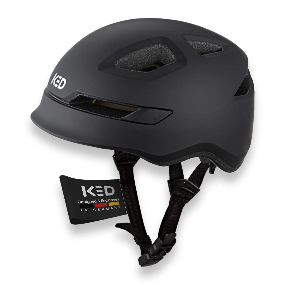 KED Fahrradhelm Pop II Lite Kinderhelm, Mit Ultraleichtem Design Und Sicherem K-FIT System