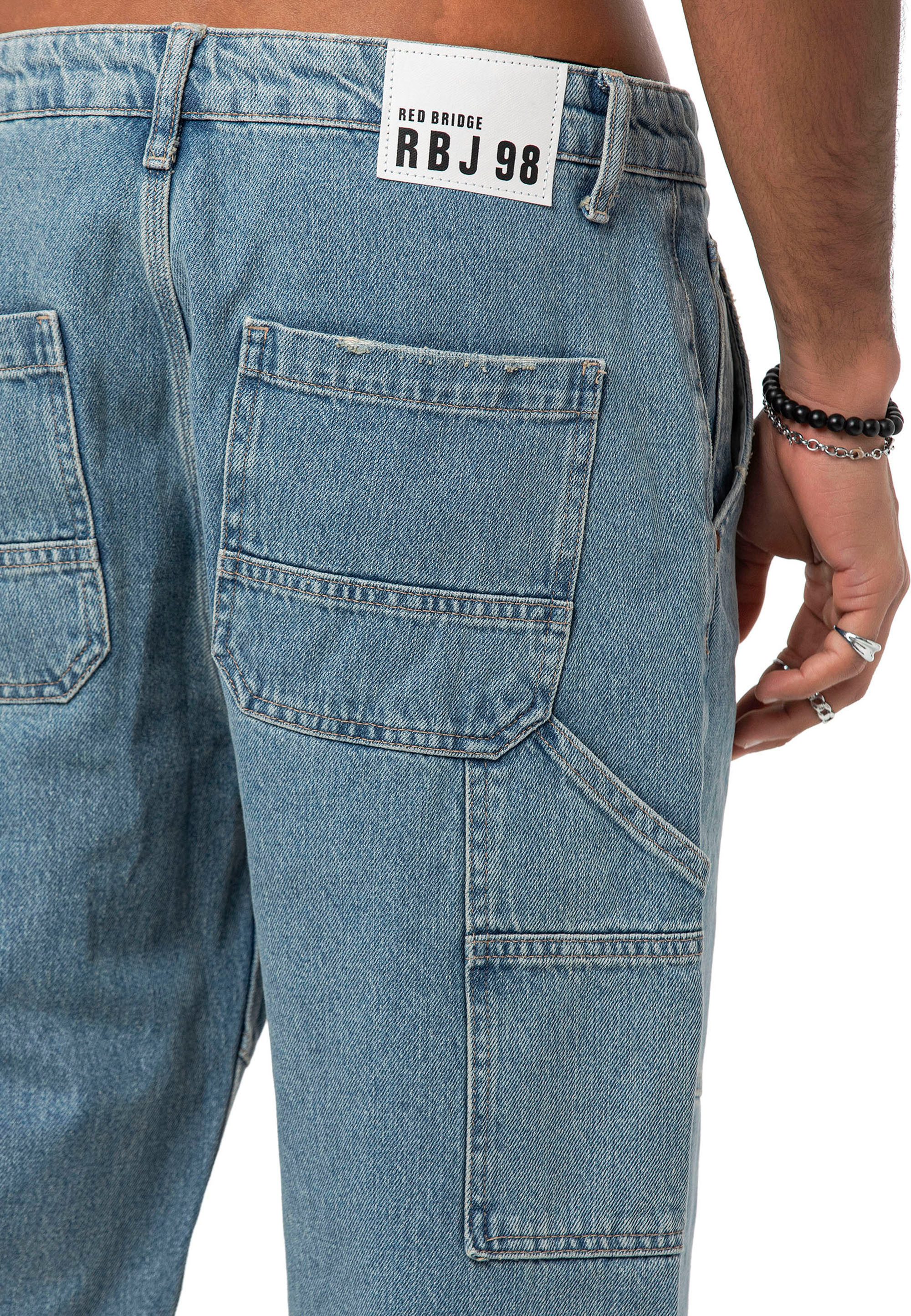 RedBridge Weite Jeans Red Bridge Herren Baggy Jeans Hose Denim Pants 5-Pocket-Style