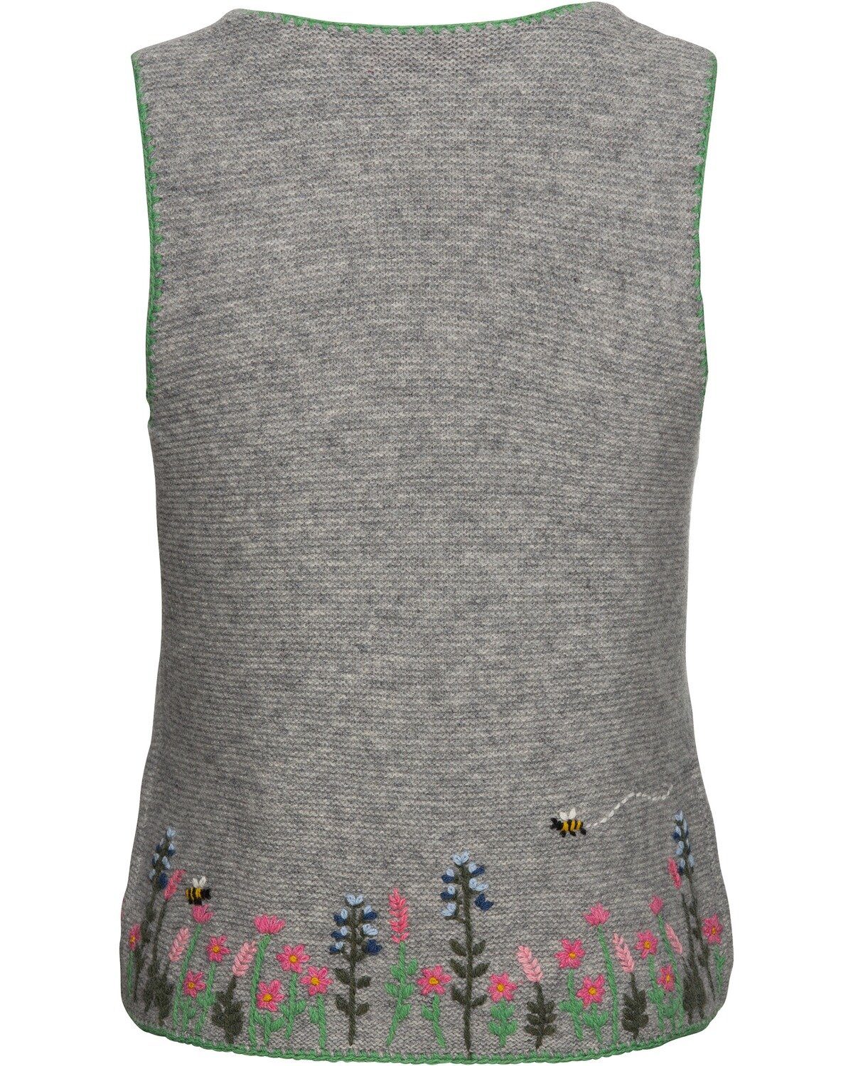 Reitmayer Strickweste Kurze Strickweste mit Blumenstickerei günstig online kaufen