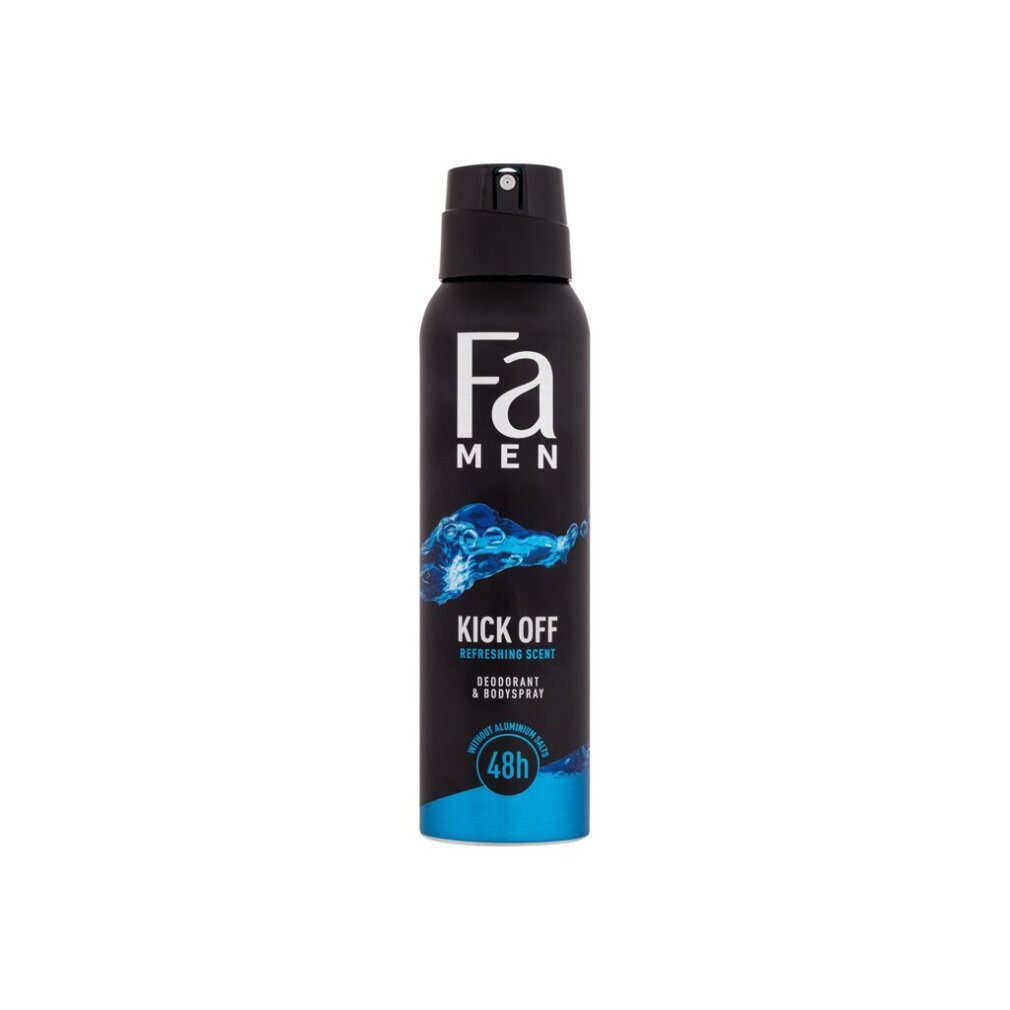 FA Deo-Roller Men Kick-off 48h Spray Deodorant mit erfrischendem Duft 150ml