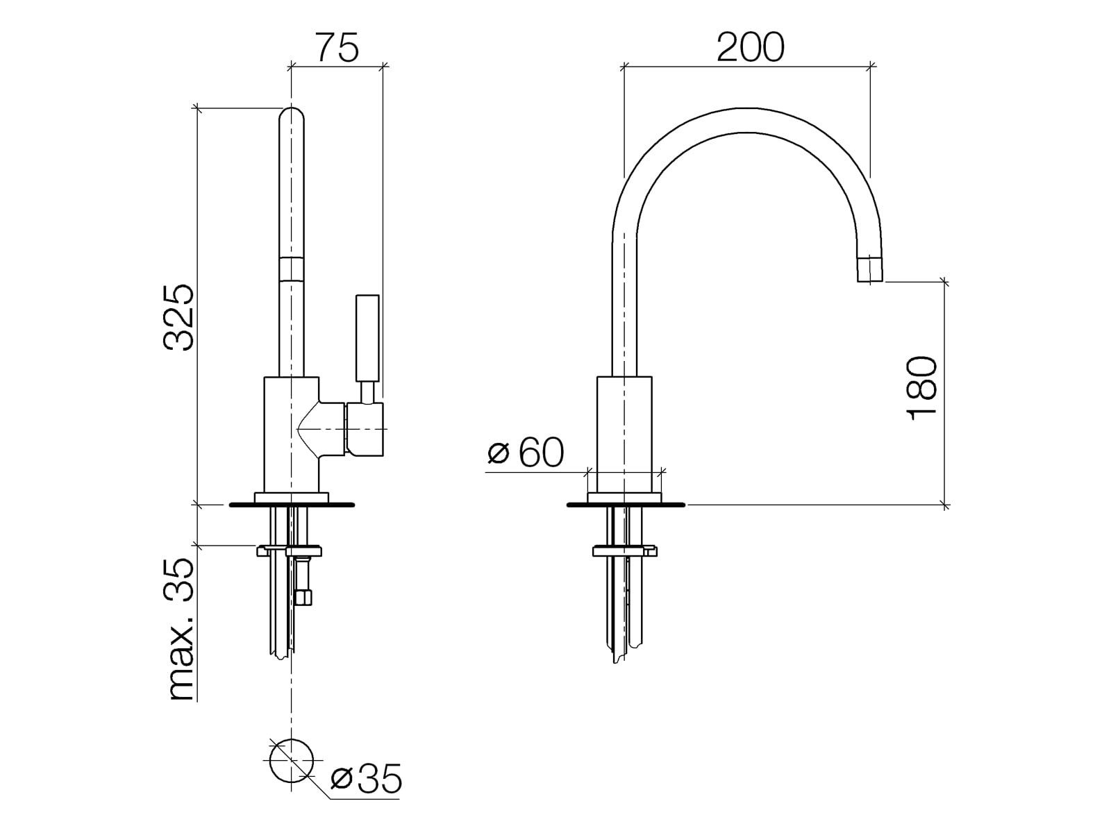Dornbracht Küchenarmatur (1-St) 33800888-00