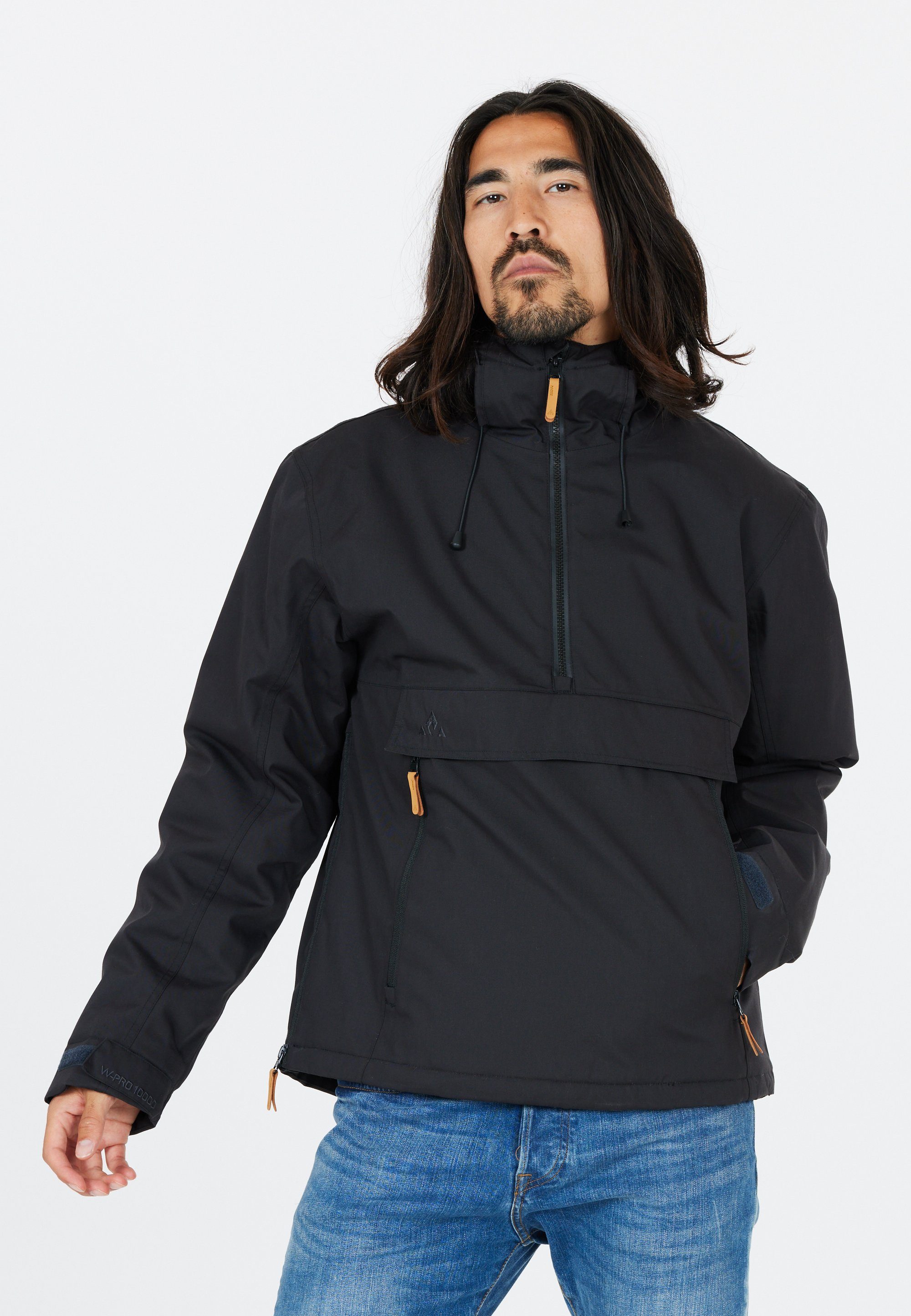 WHISTLER Outdoorjacke Snapper mit wasserabweisender Membran dunkelgrau