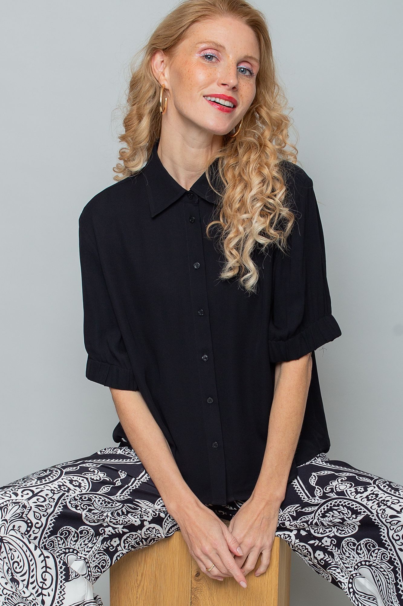 Emily Van Den Bergh Langarmbluse
