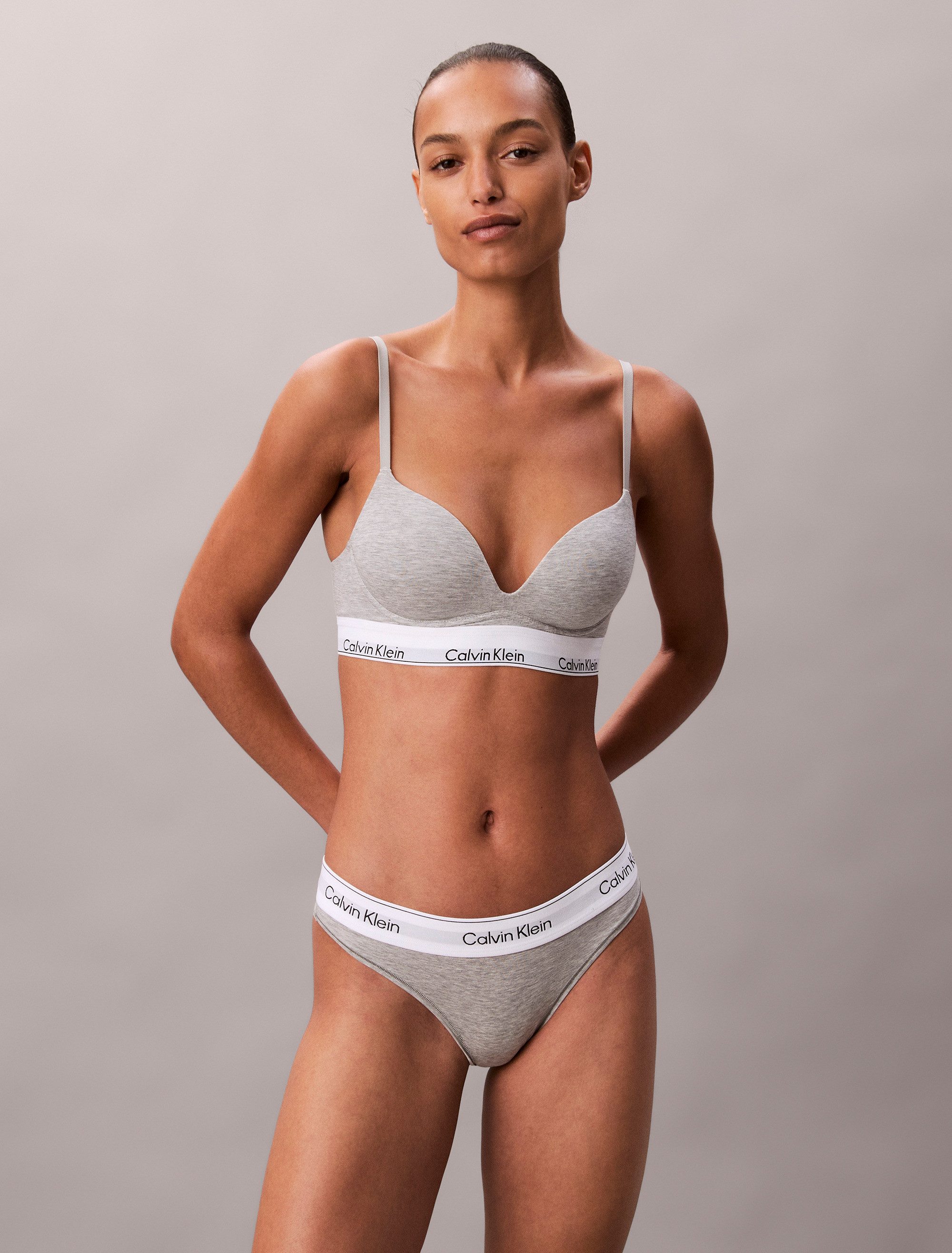 Calvin Klein Underwear Push-up-BH PLUNGE PUSH UP mit Logobund