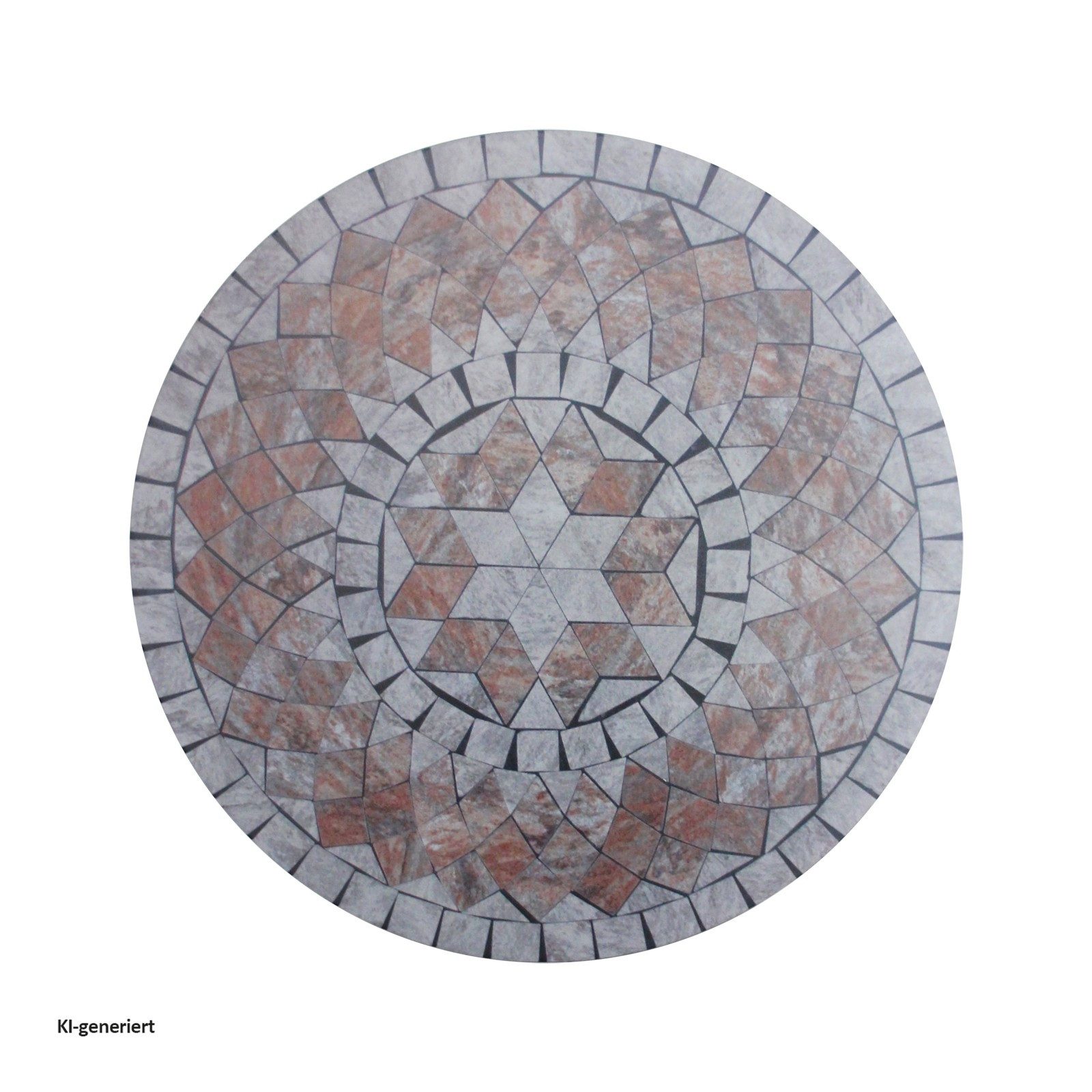HTI-Living Gartentisch Gartentisch Marocco Braun (1 Stück, 1-St., 1 Gartentisch), Balkontisch Terrassentisch Metalltisch – Bild 2 von 5