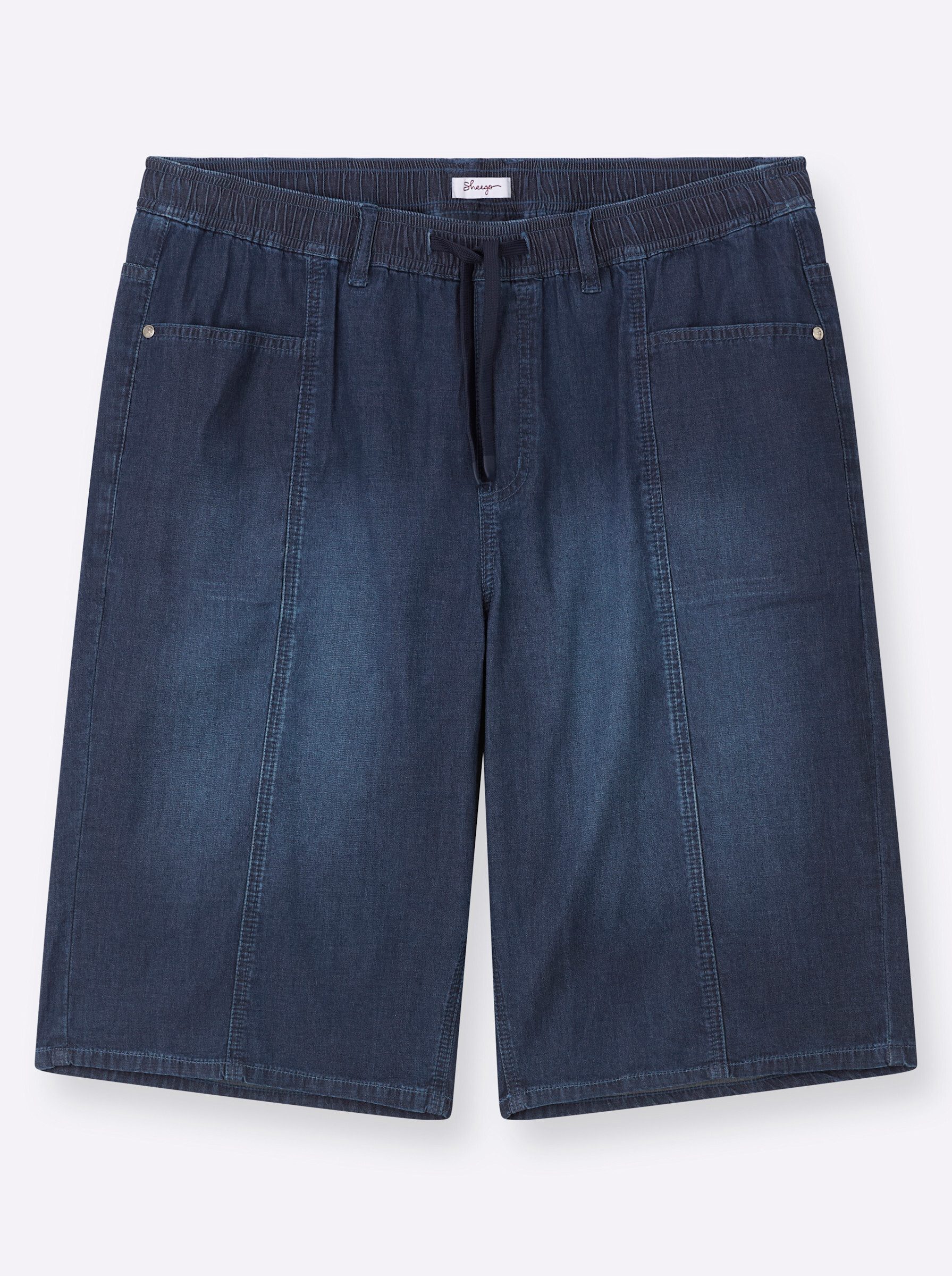 Sheego Jeansshorts Jeans-Bermudas normal