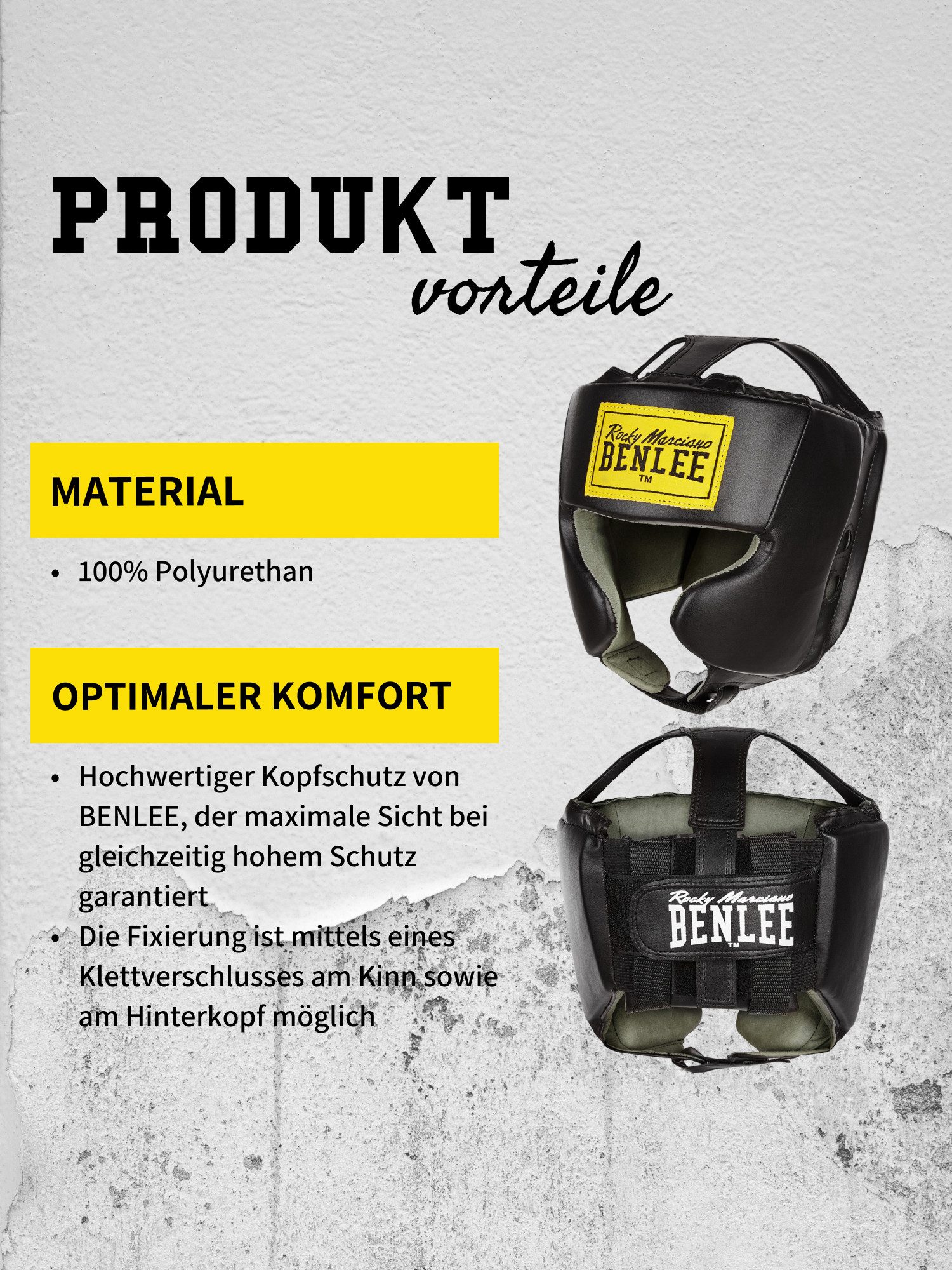 Benlee Rocky Marciano Kopfschutz MIKE JUNIOR (1-tlg)