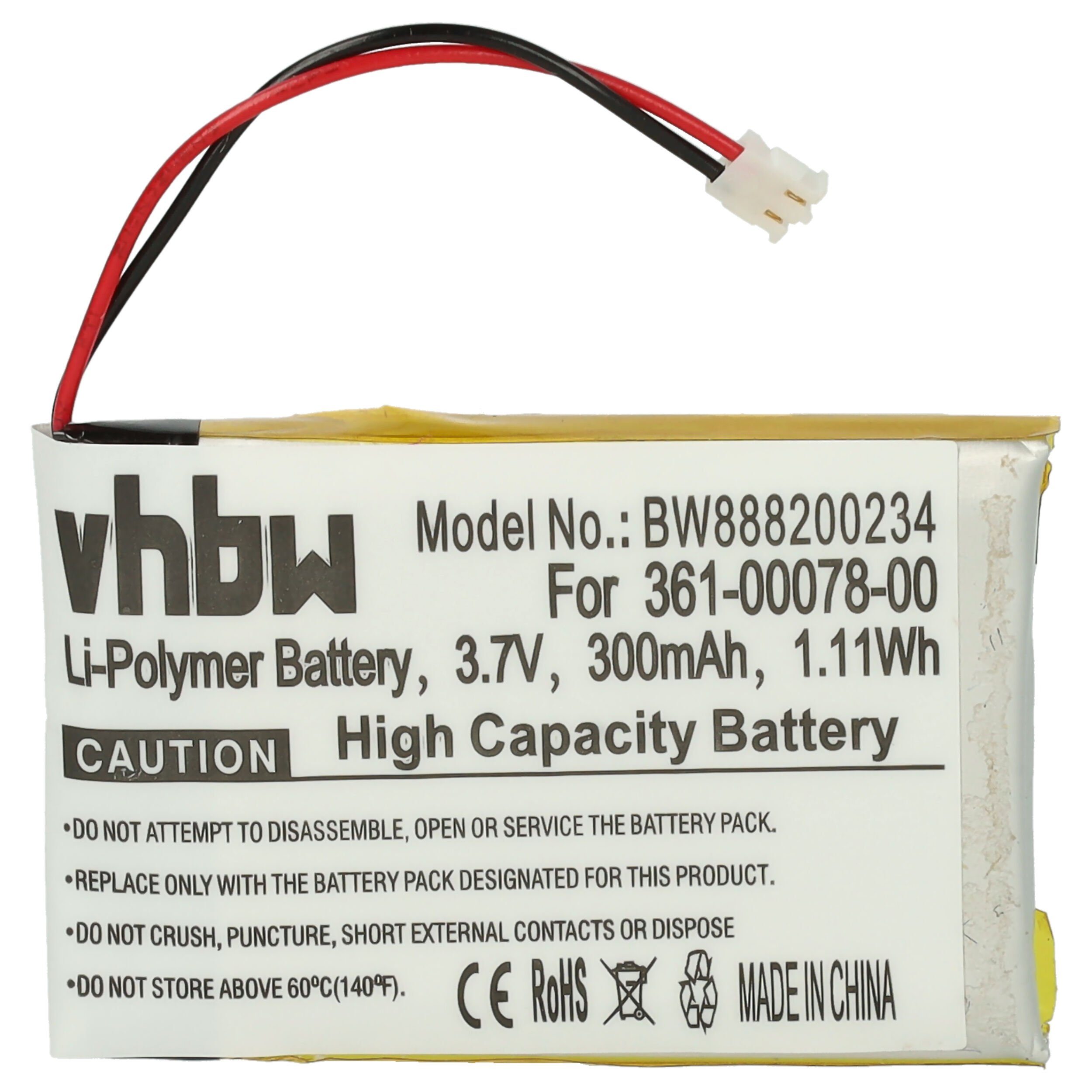 vhbw kompatibel mit 920XT Akku (3,7 mAh Forerunner 300 Li-Polymer V) Garmin